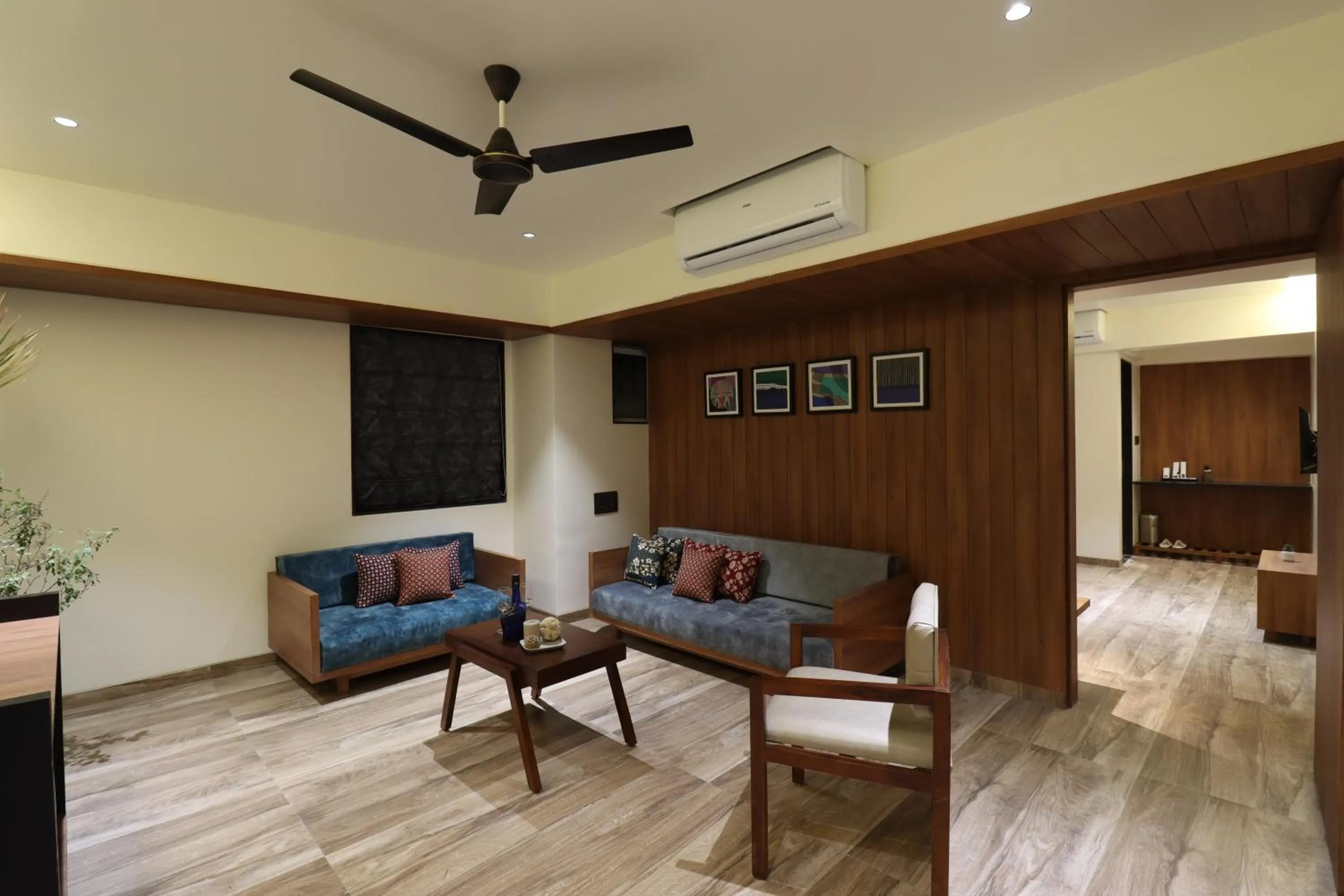 Seating area in Hotel Chitra Executive