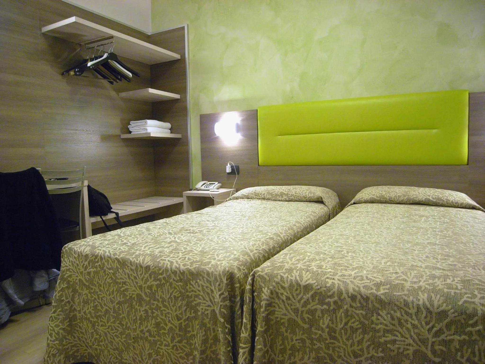 Bed in Hotel Siena
