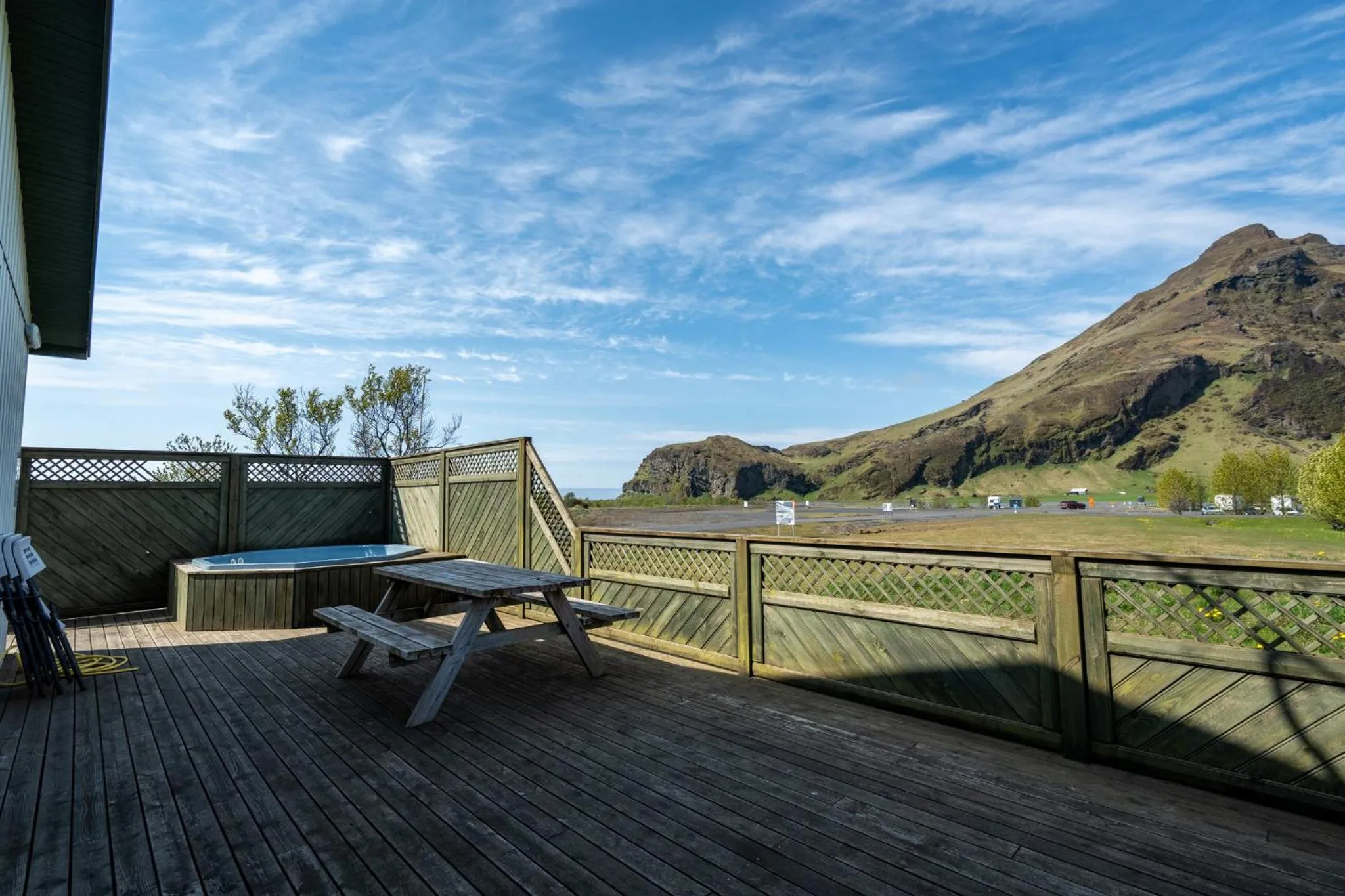 Balcony/Terrace in Hótel Skógafoss by EJ Hotels