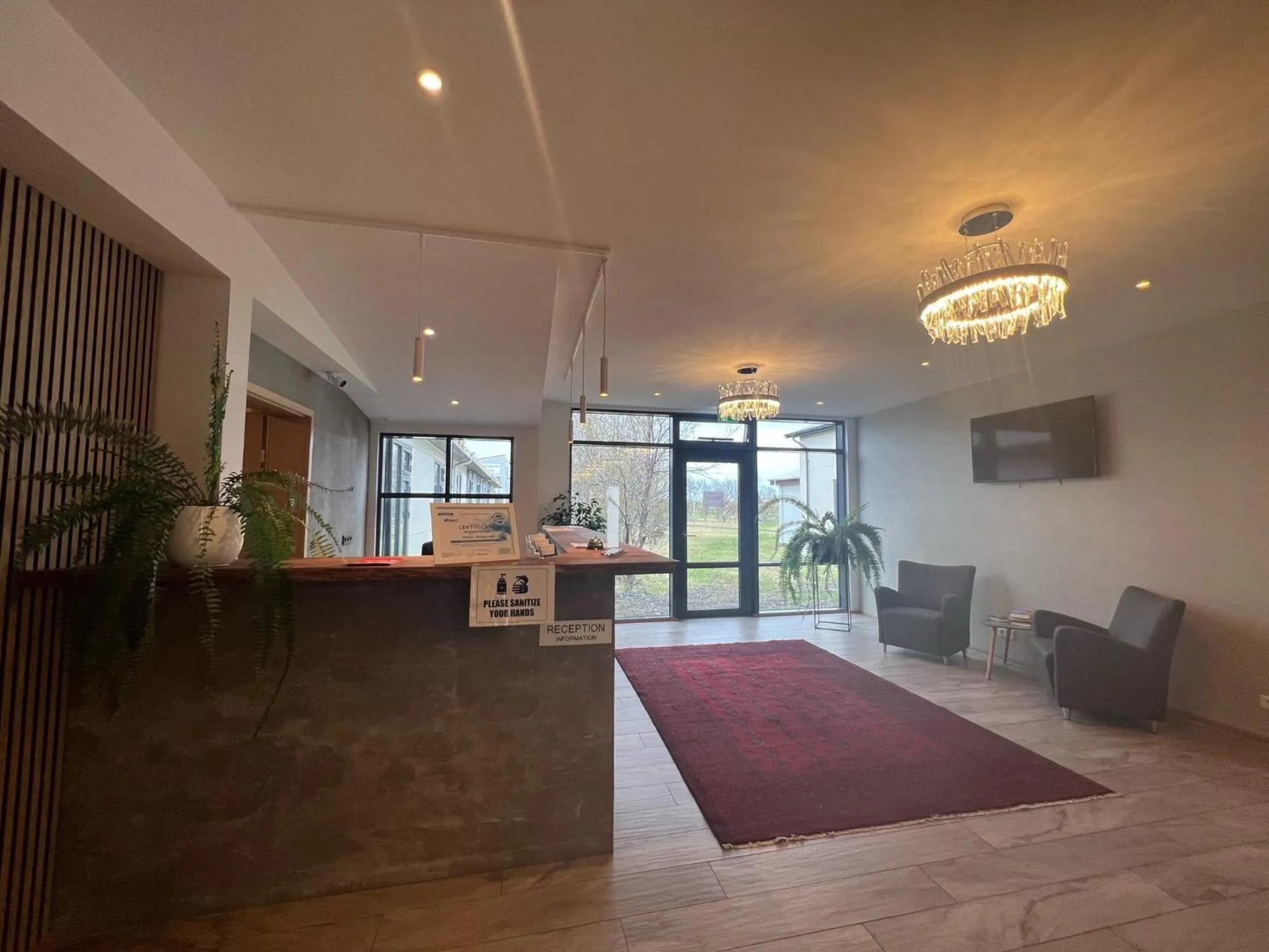 Lobby or reception in Hótel Skógafoss by EJ Hotels