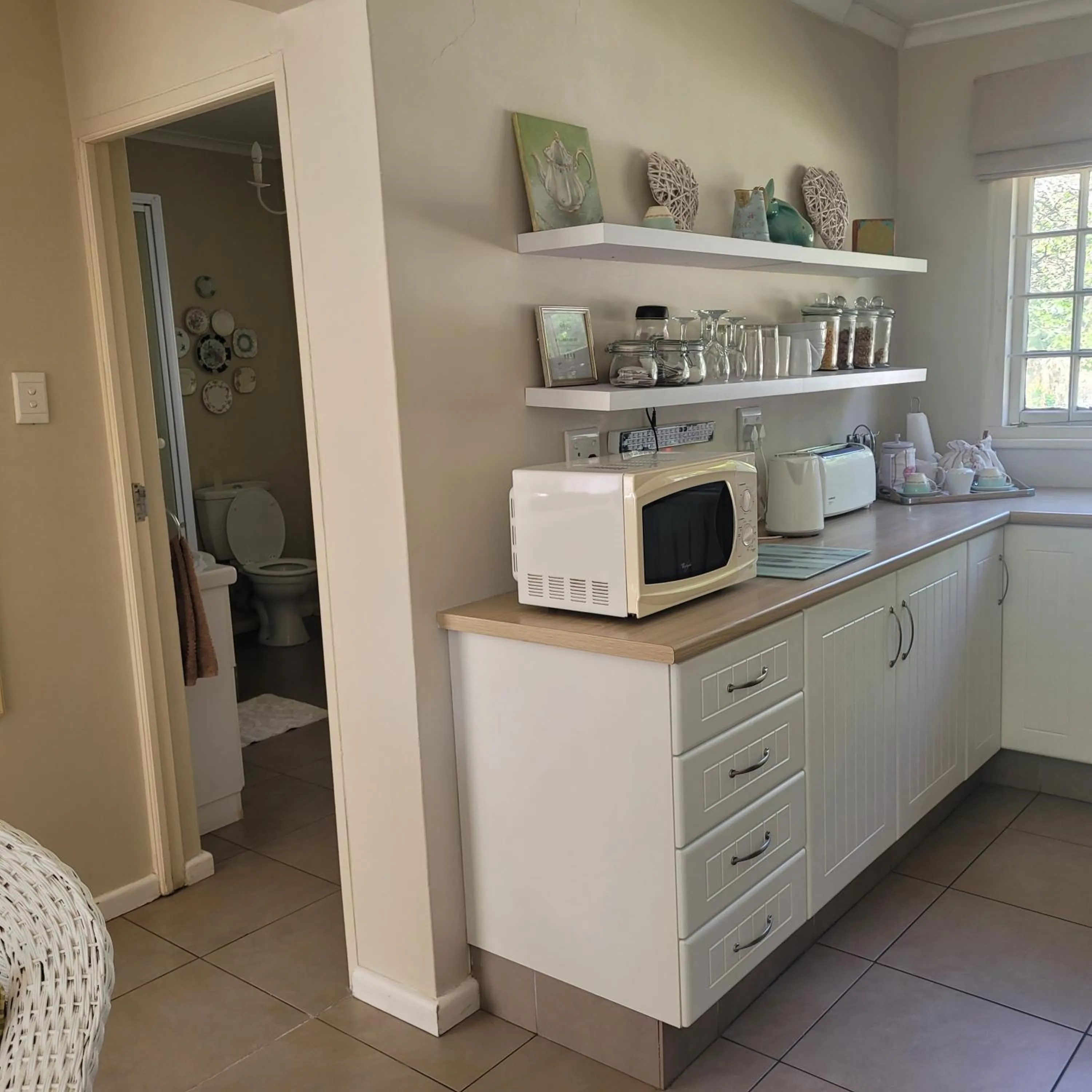 kitchen in AppleBee Guest Cottages