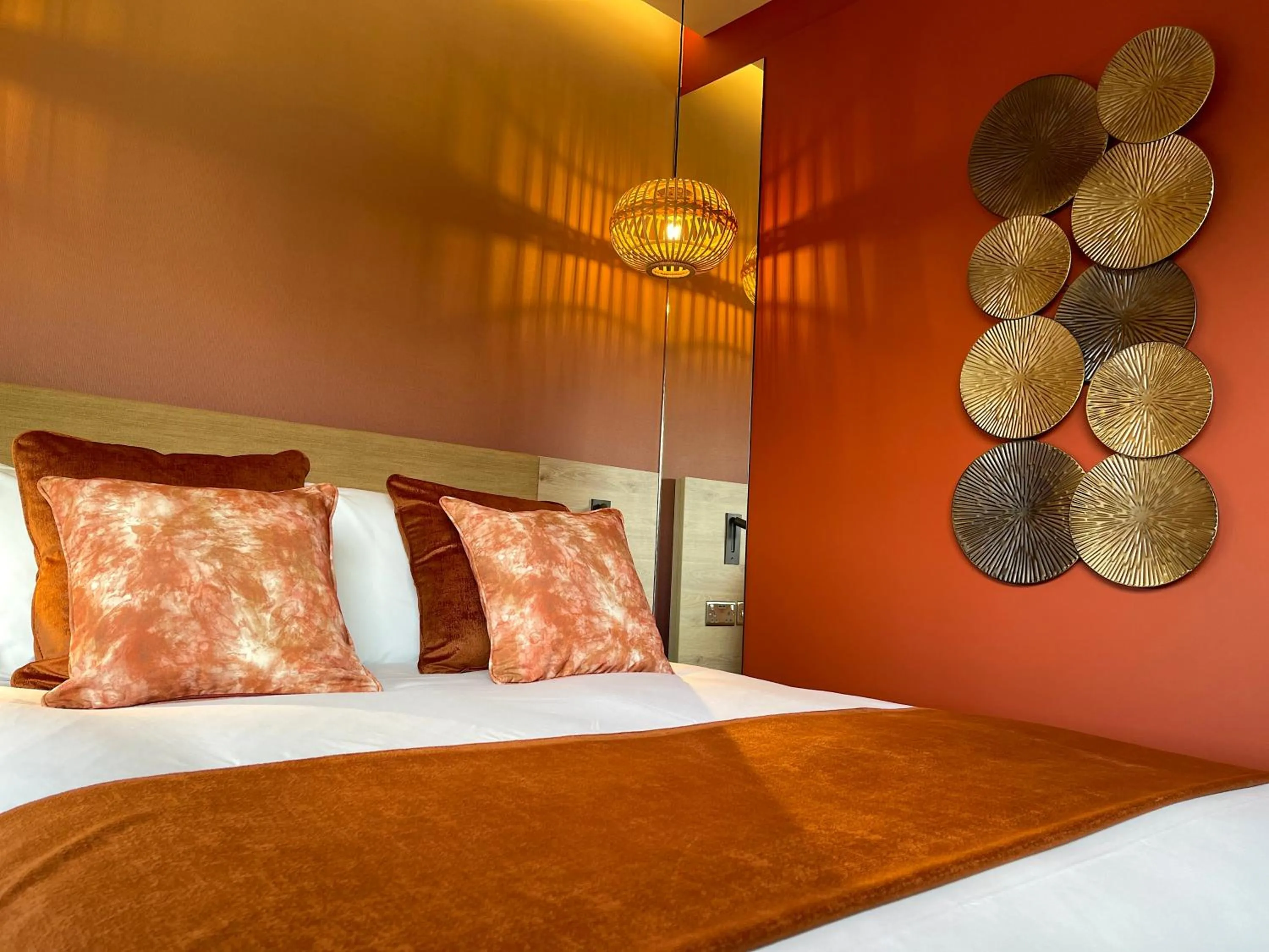 Bed in Hex Wildlife Hotel at Yorkshire Wildlife Park