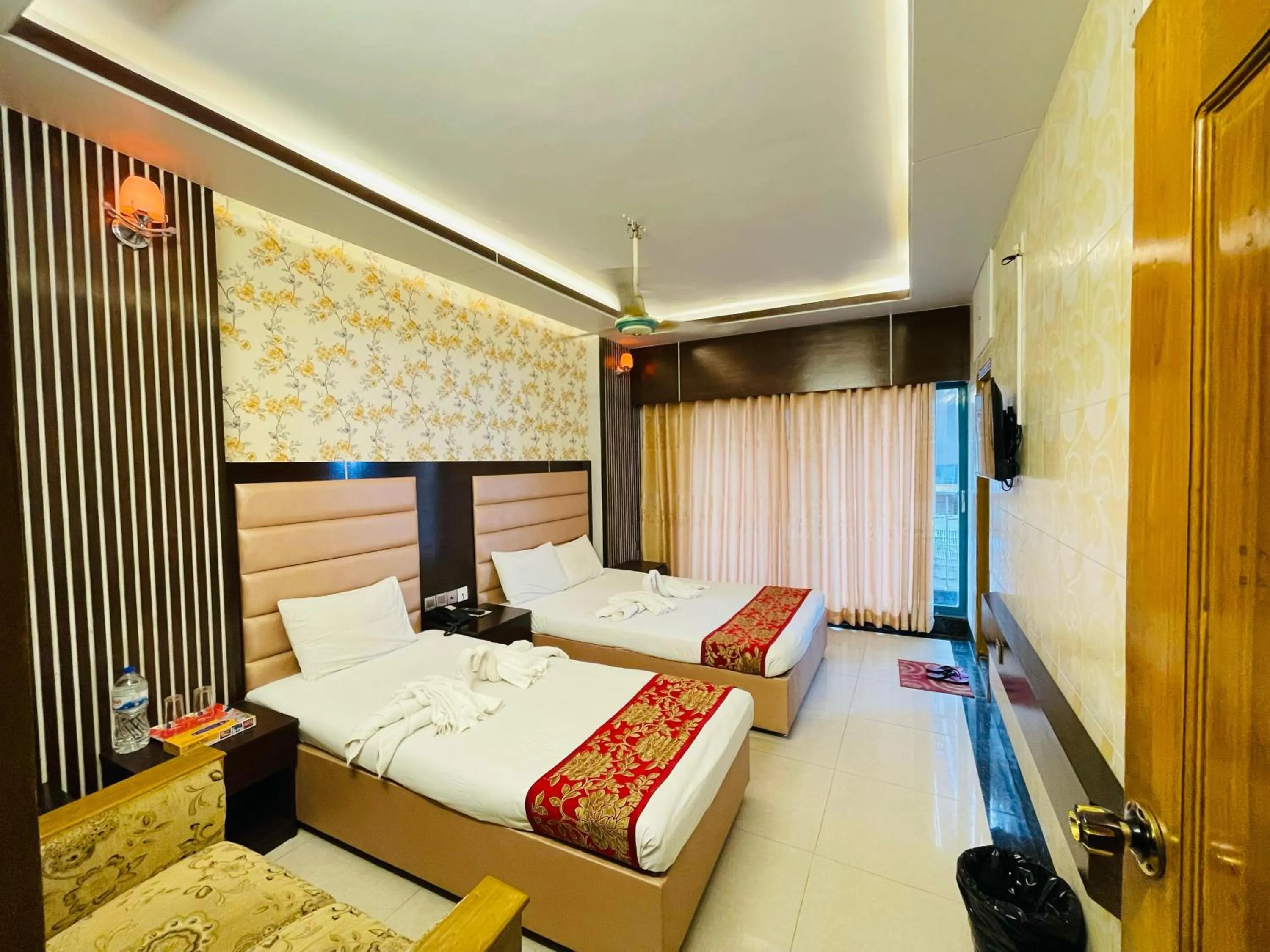 Bed in Hotel Sea World Cox's Bazar