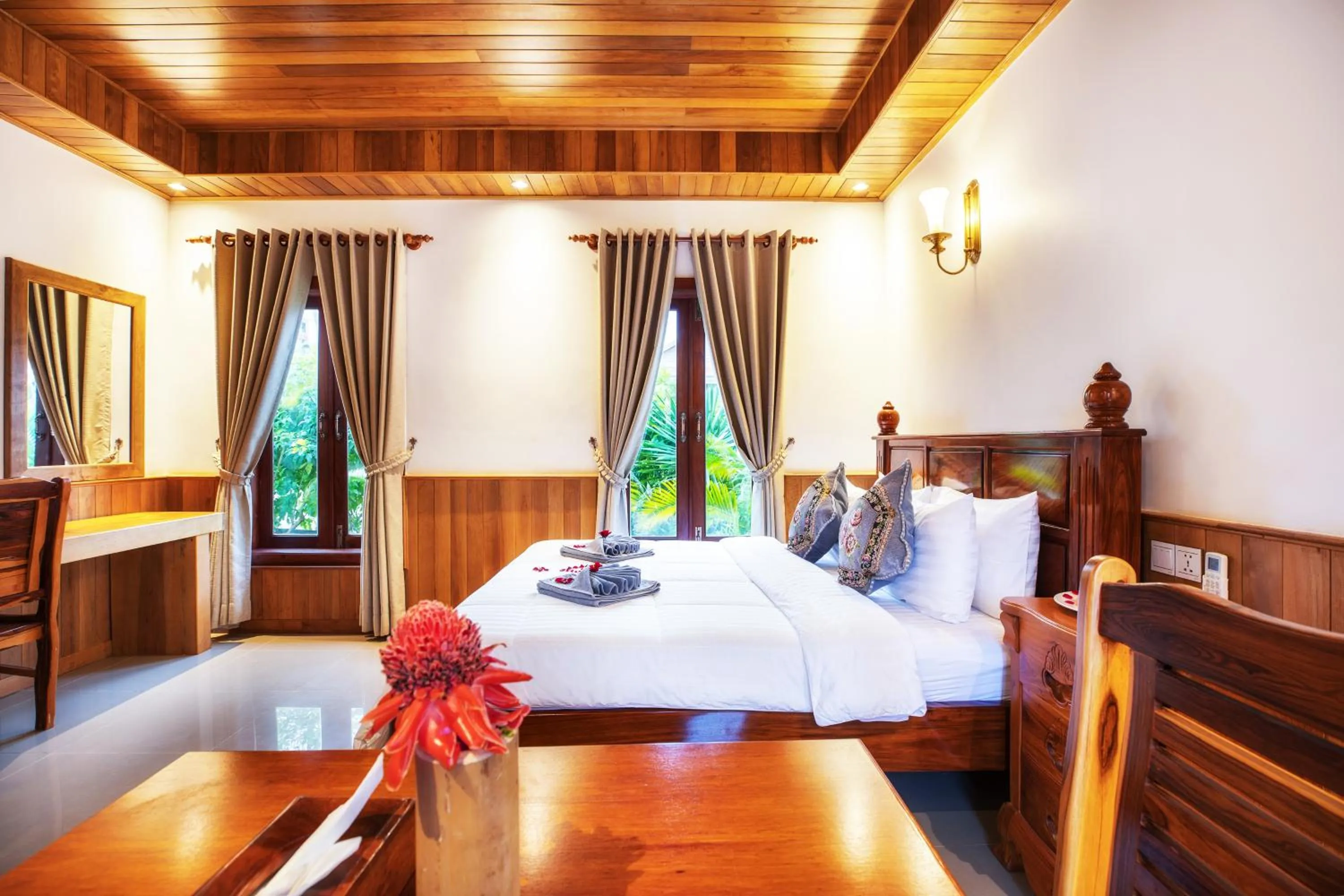 Bed in KNN RESORT Mondulkiri