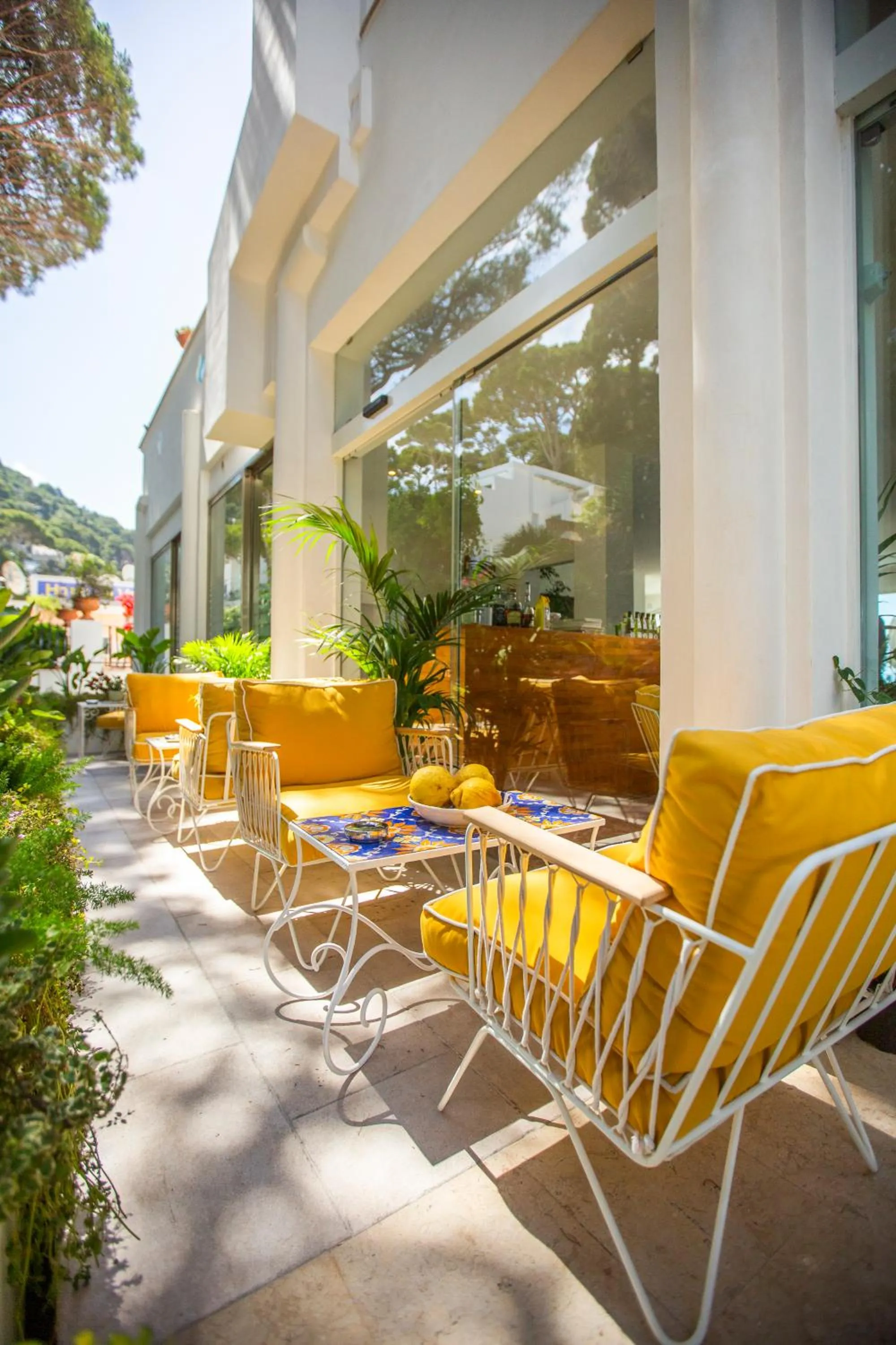 Restaurant/places to eat in Hotel La Floridiana