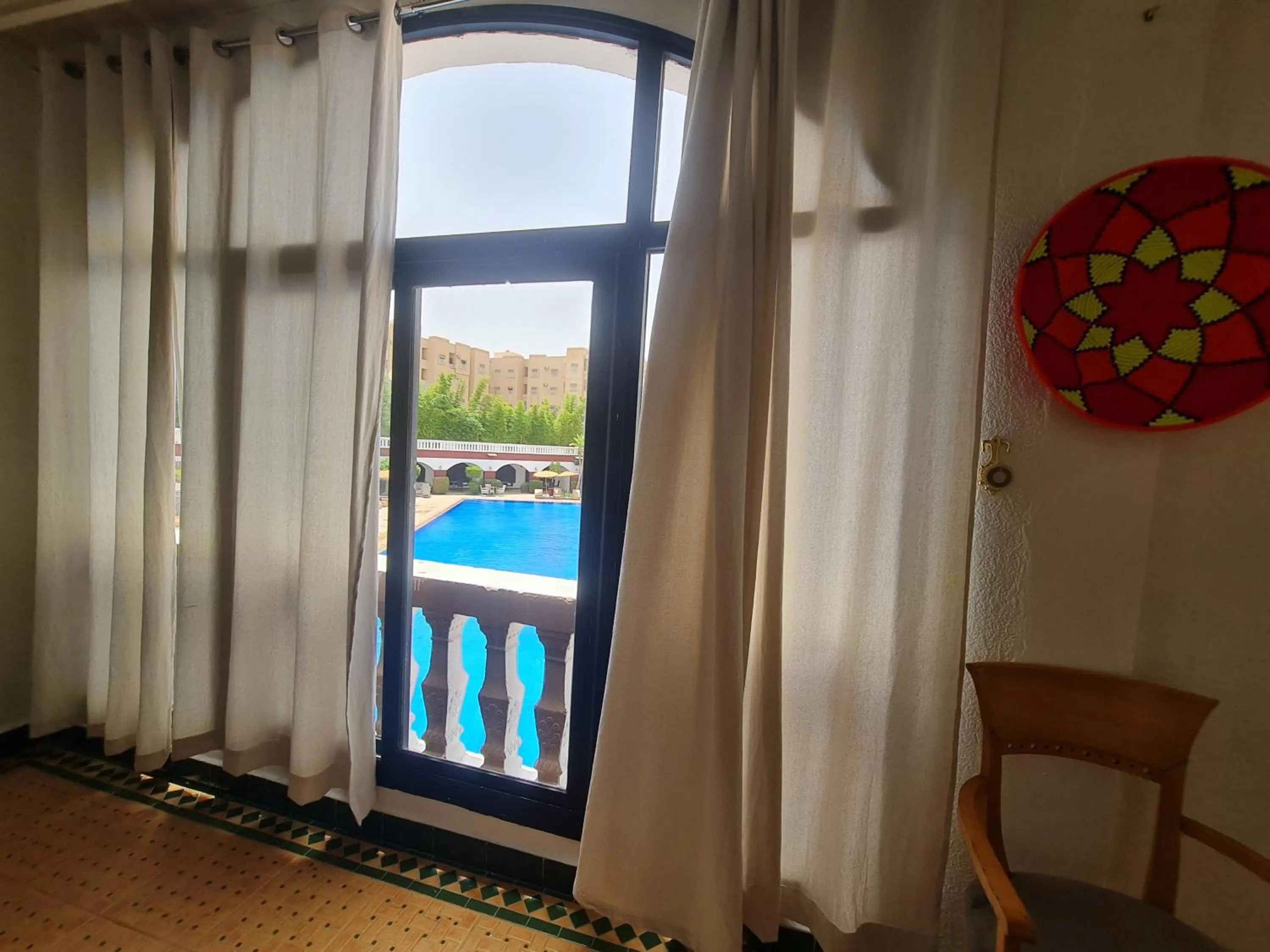 Pool view in Targafit Hotel & Hammam