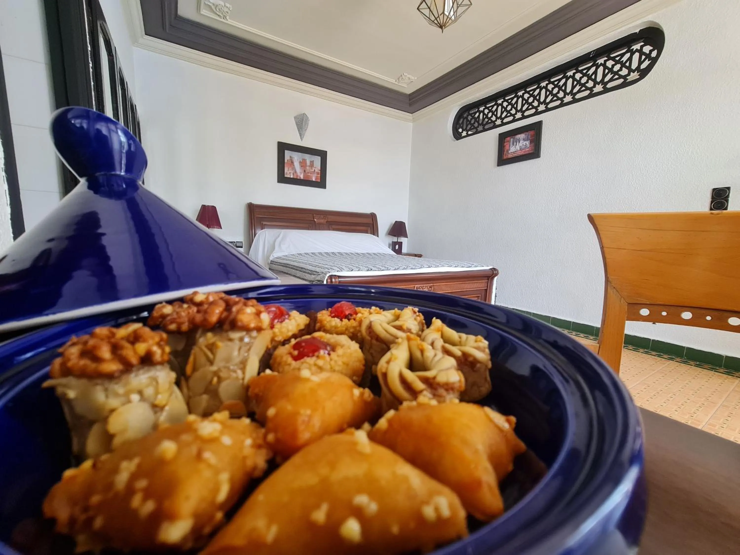 Restaurant/places to eat, Bed in Targafit Hotel & Hammam