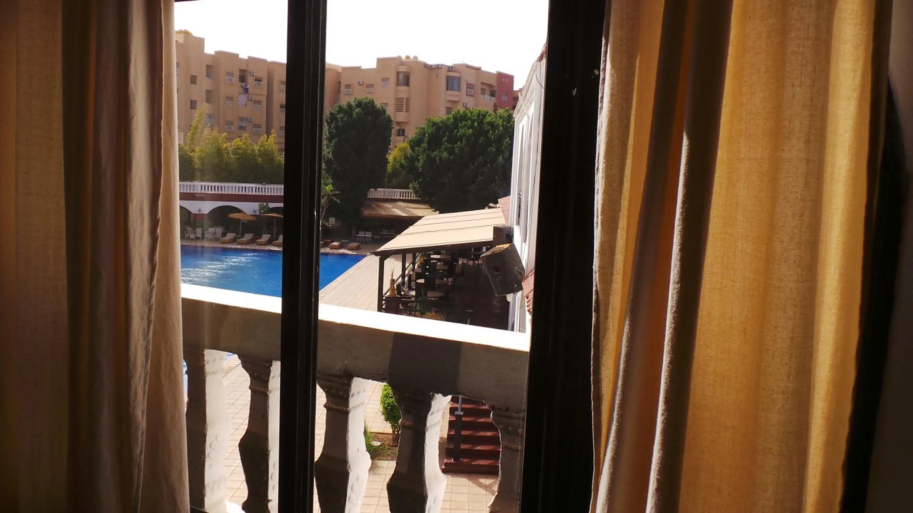 Pool view in Targafit Hotel & Hammam