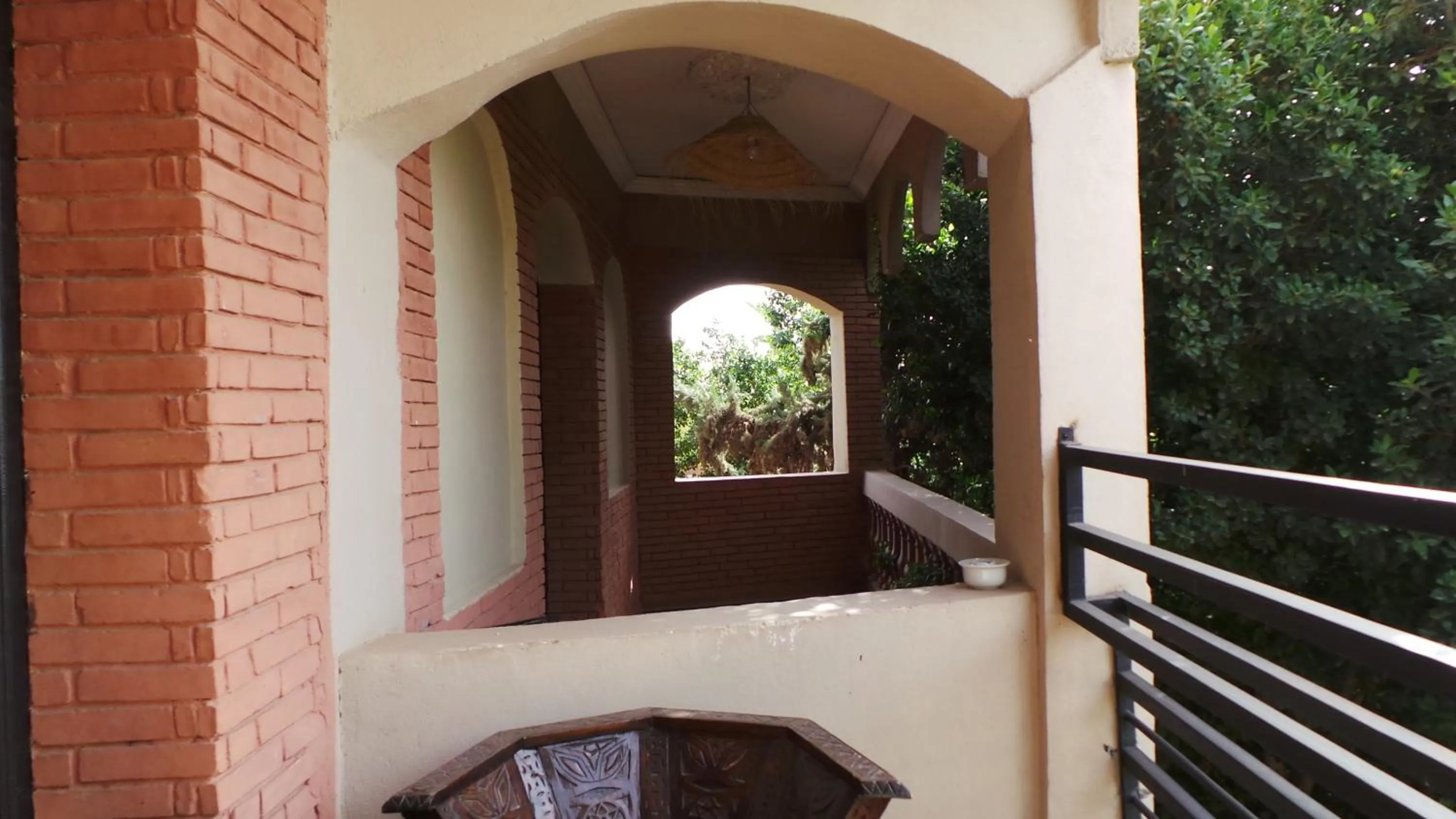 Balcony/Terrace in Targafit Hotel & Hammam