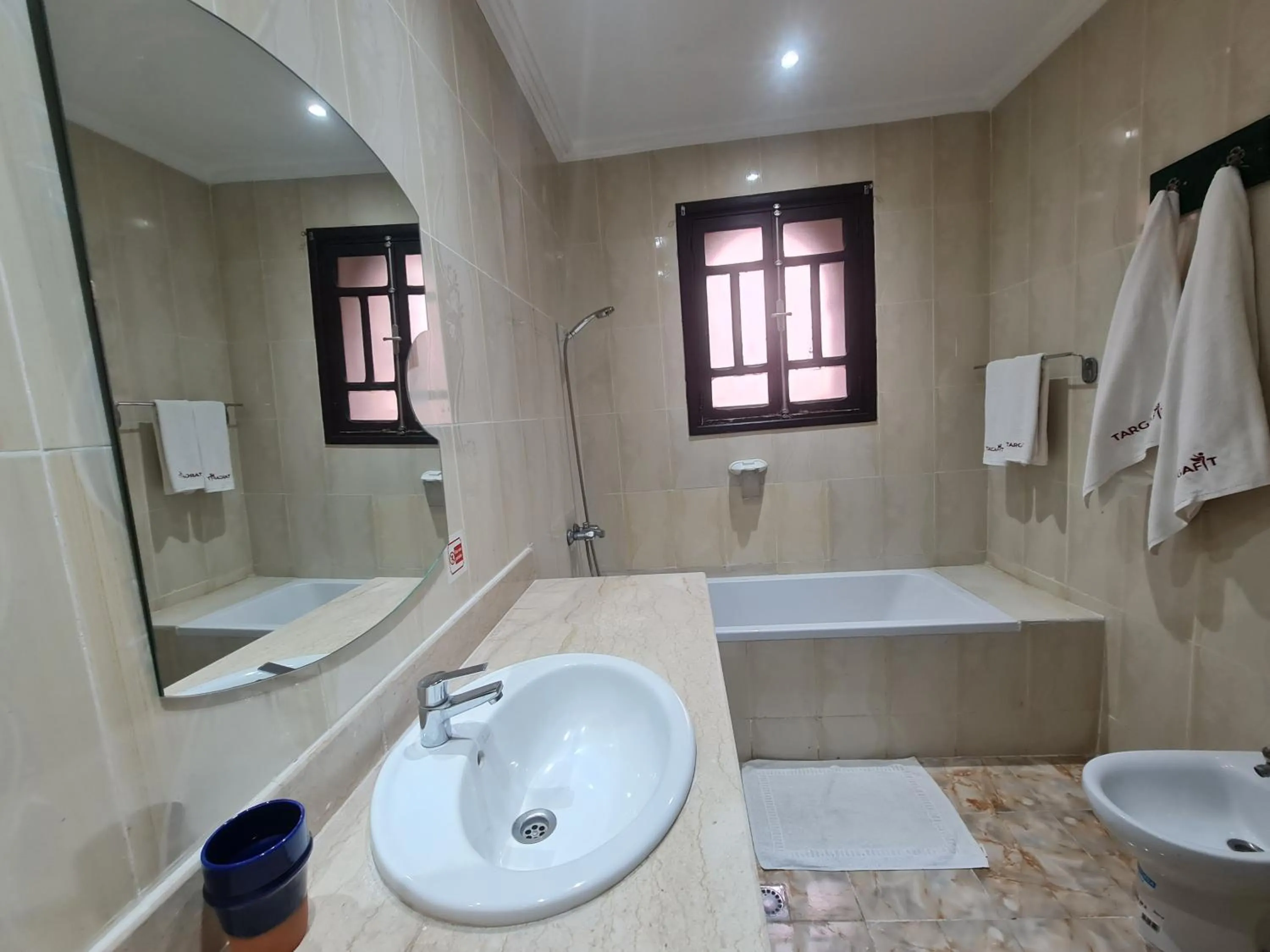 Bathroom in Targafit Hotel & Hammam