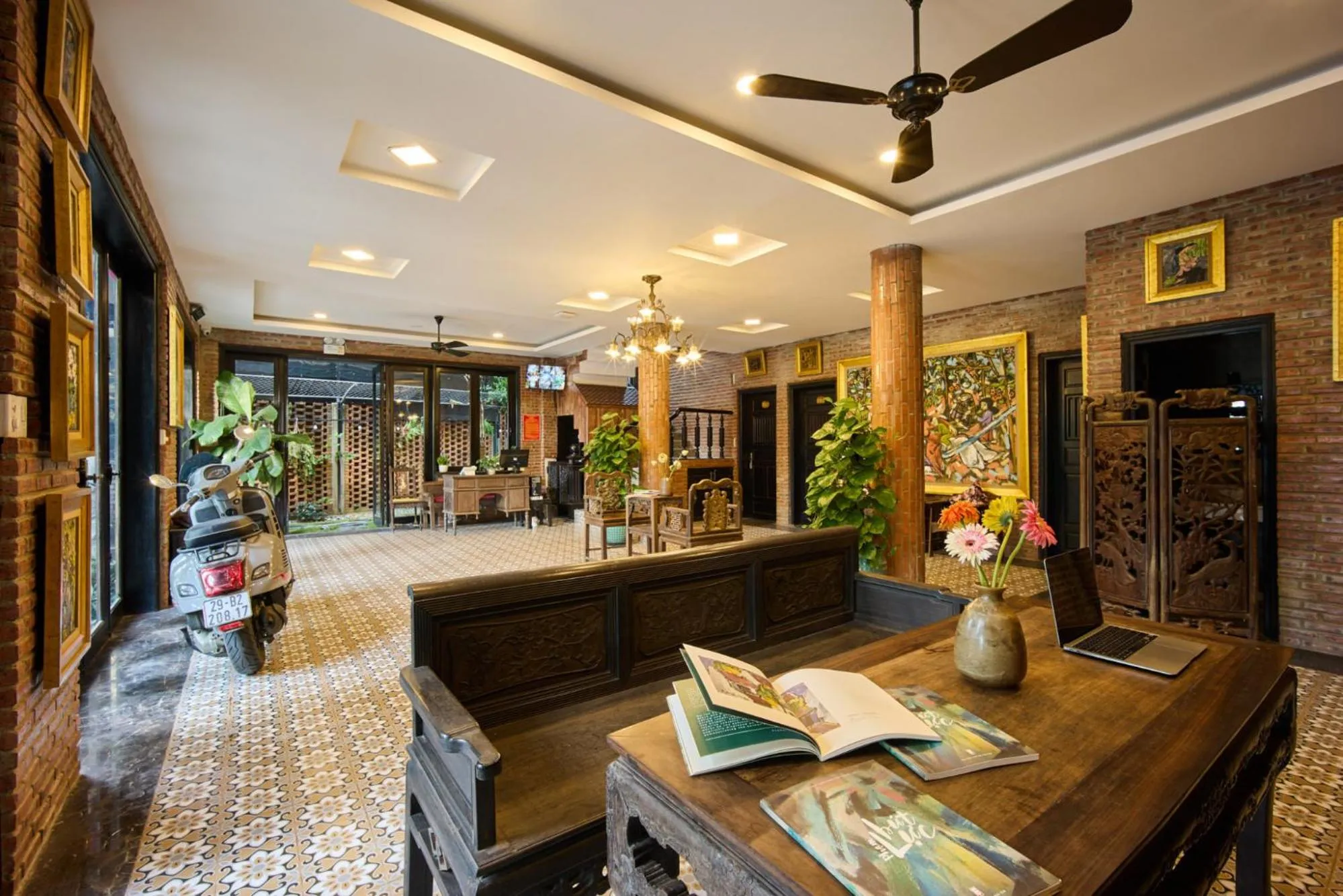 Living room in Art Museum Villa Hoi An