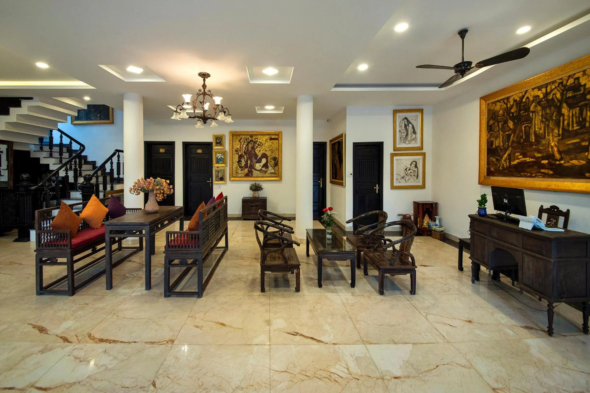 Lobby or reception in Art Museum Villa Hoi An