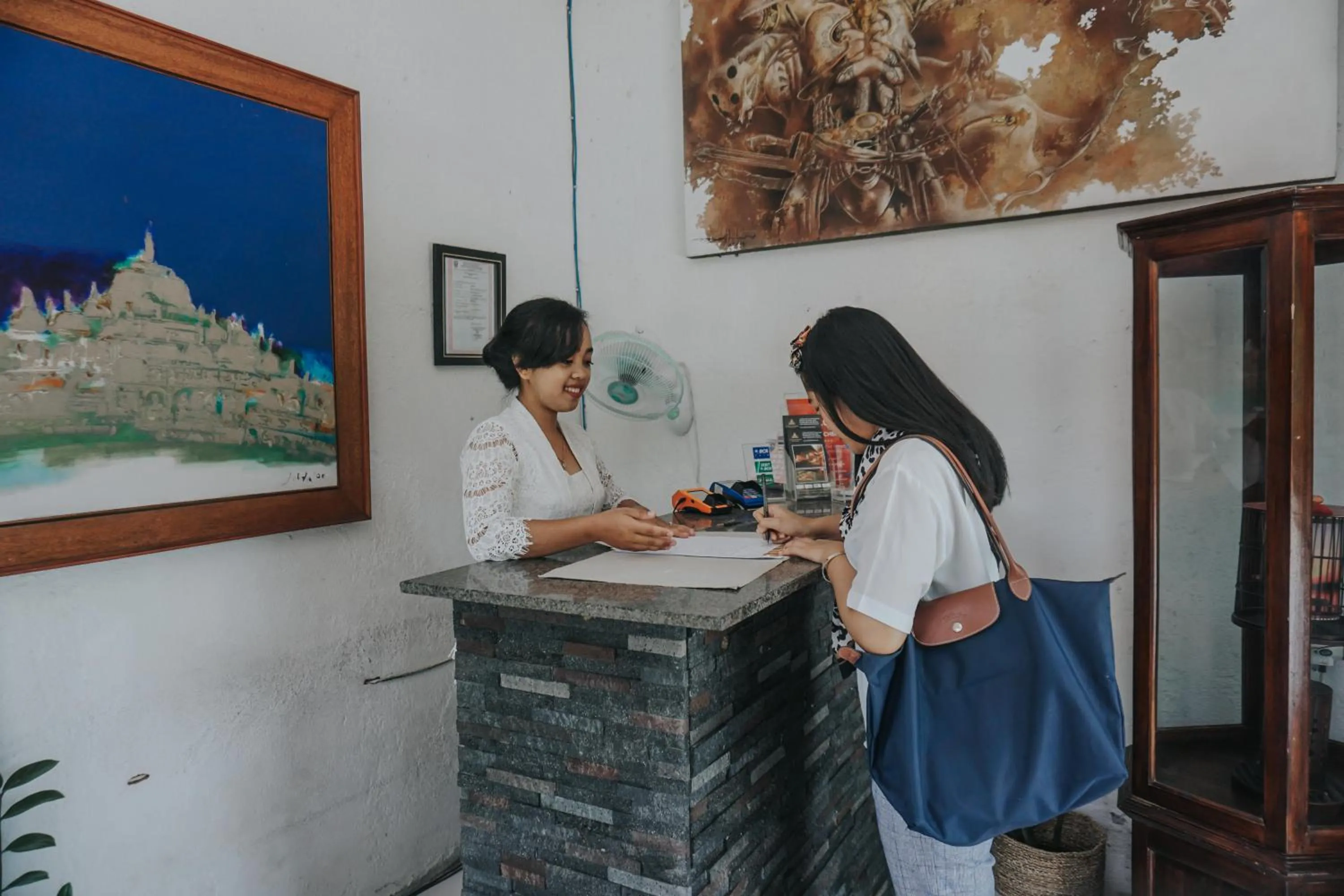 Staff in Cempaka Borobudur Guest House