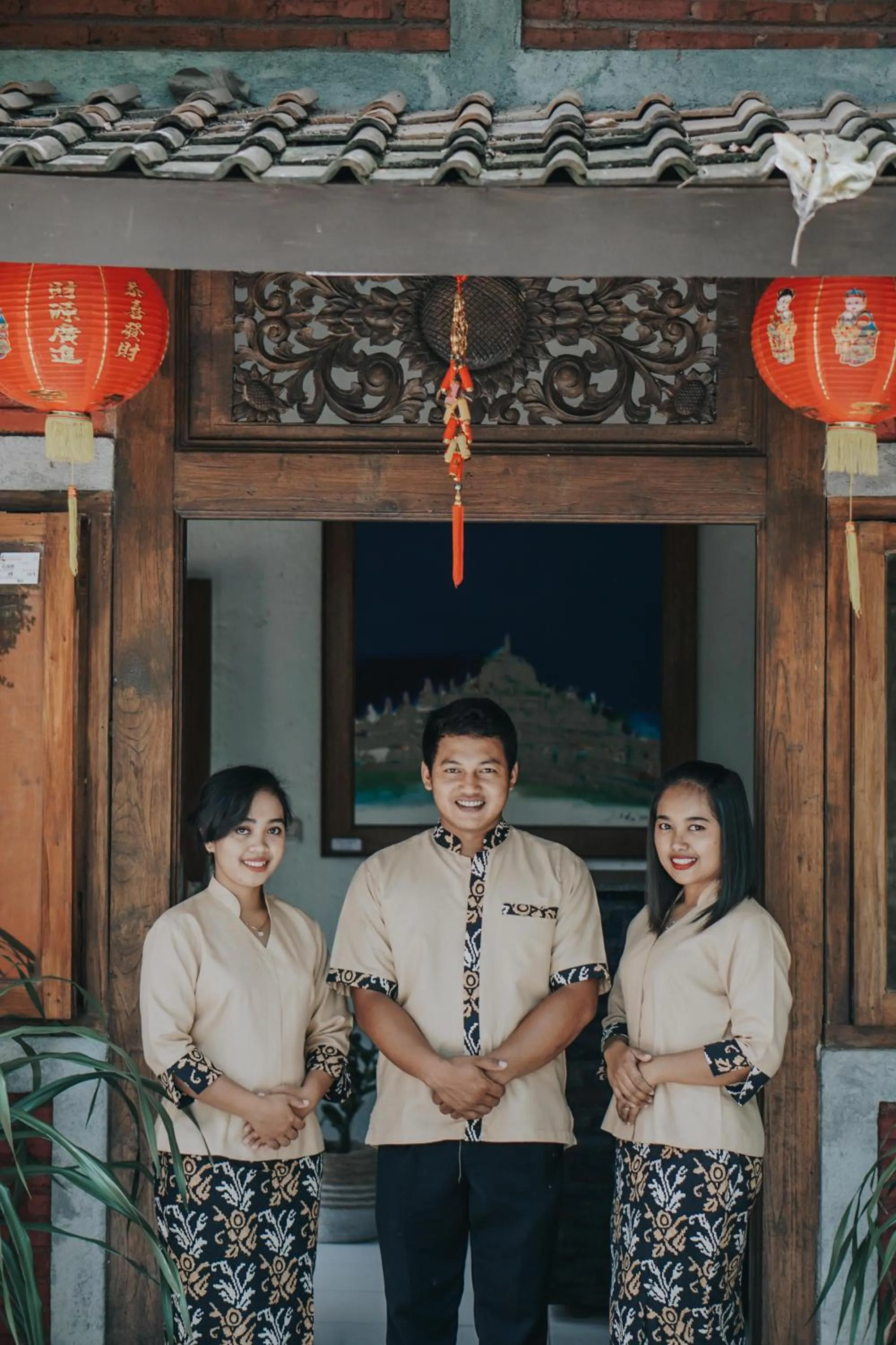 Staff in Cempaka Borobudur Guest House