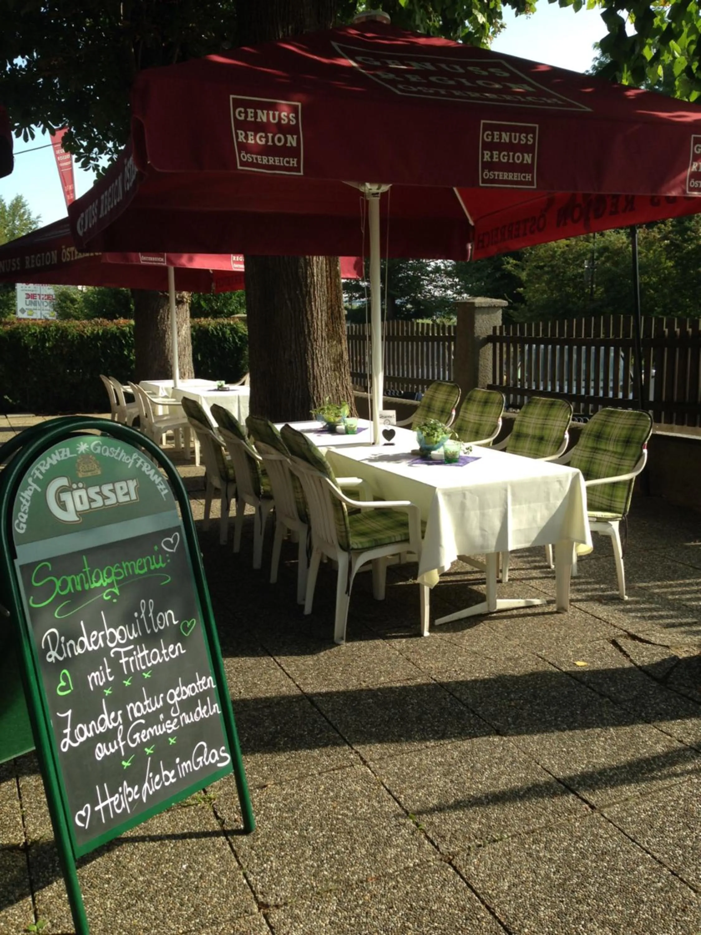 Garden in Gasthof Franzl