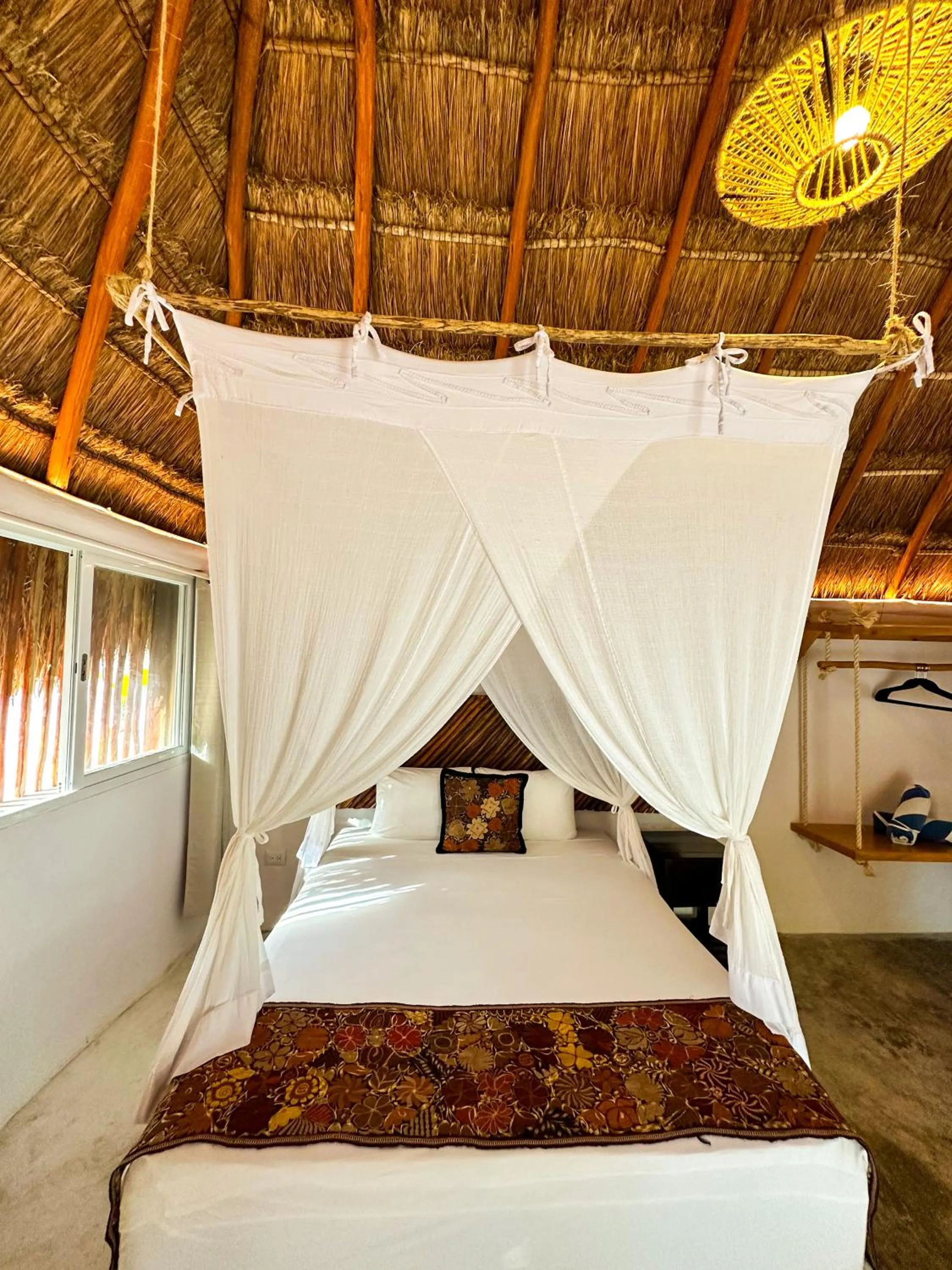Bed in Alito Tulum Hotel