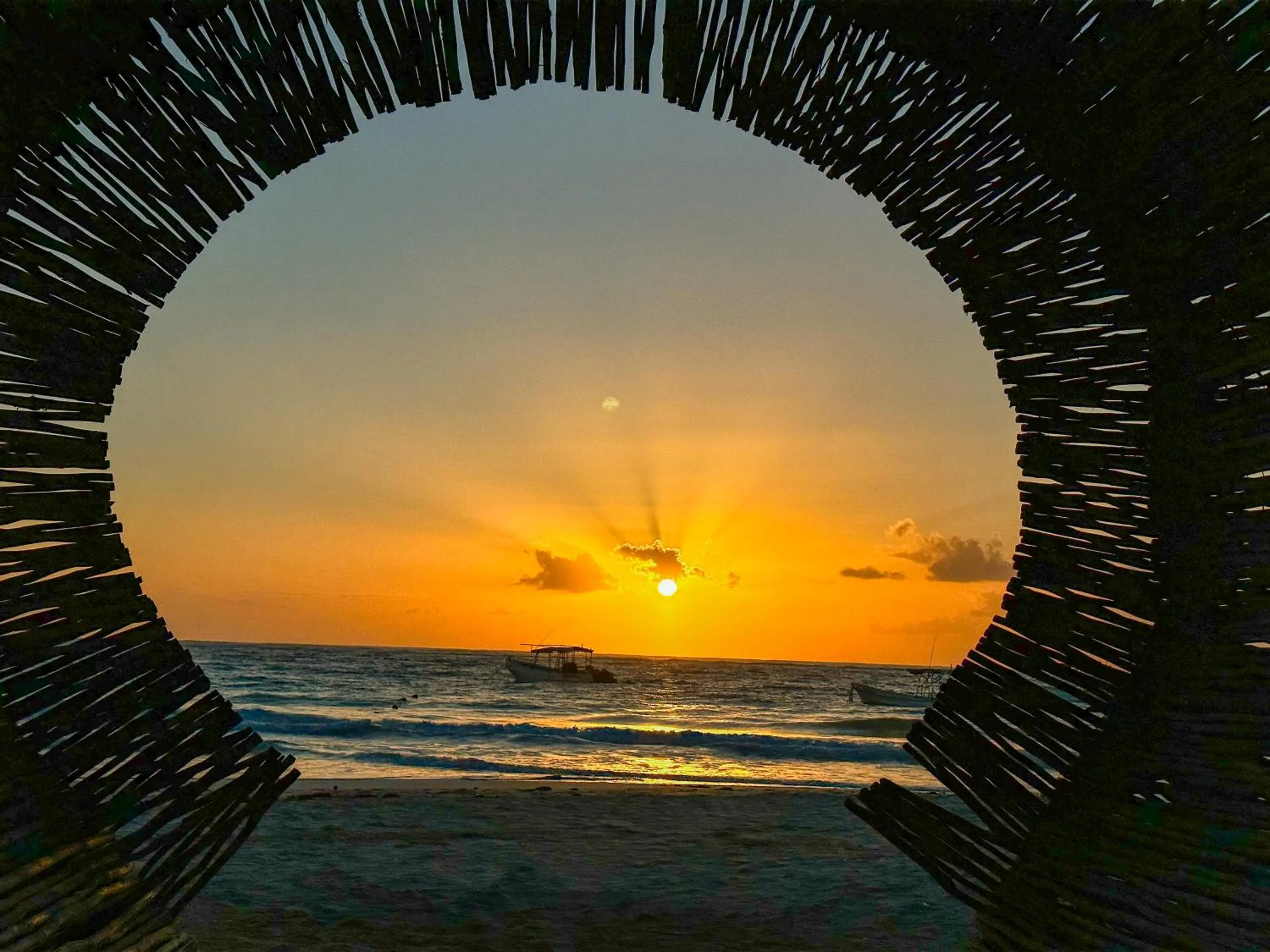 Sunrise in Alito Tulum Hotel