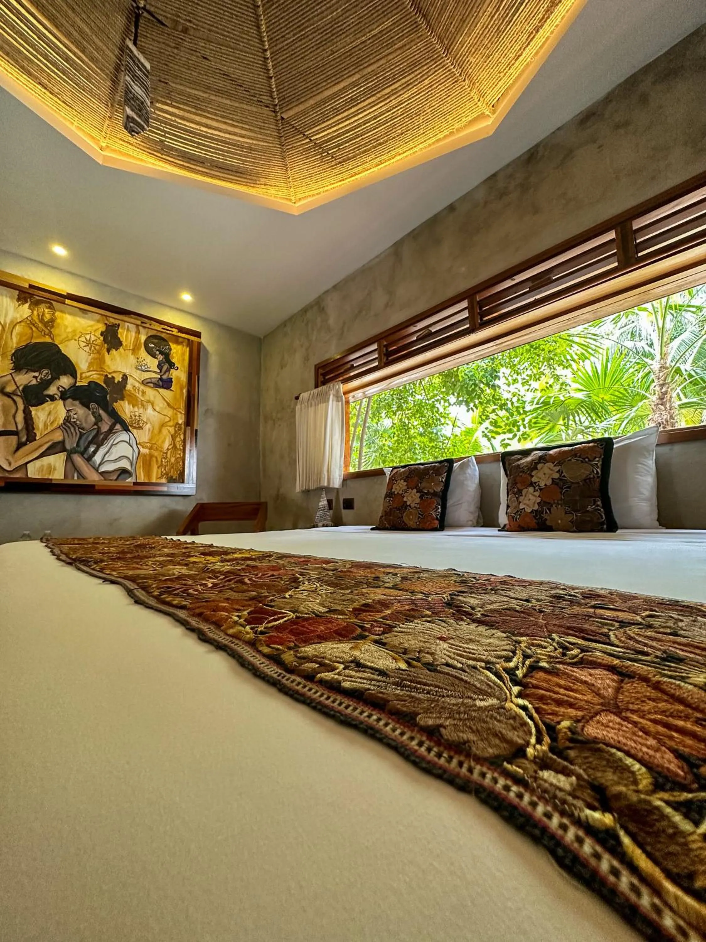 Bed in Alito Tulum Hotel