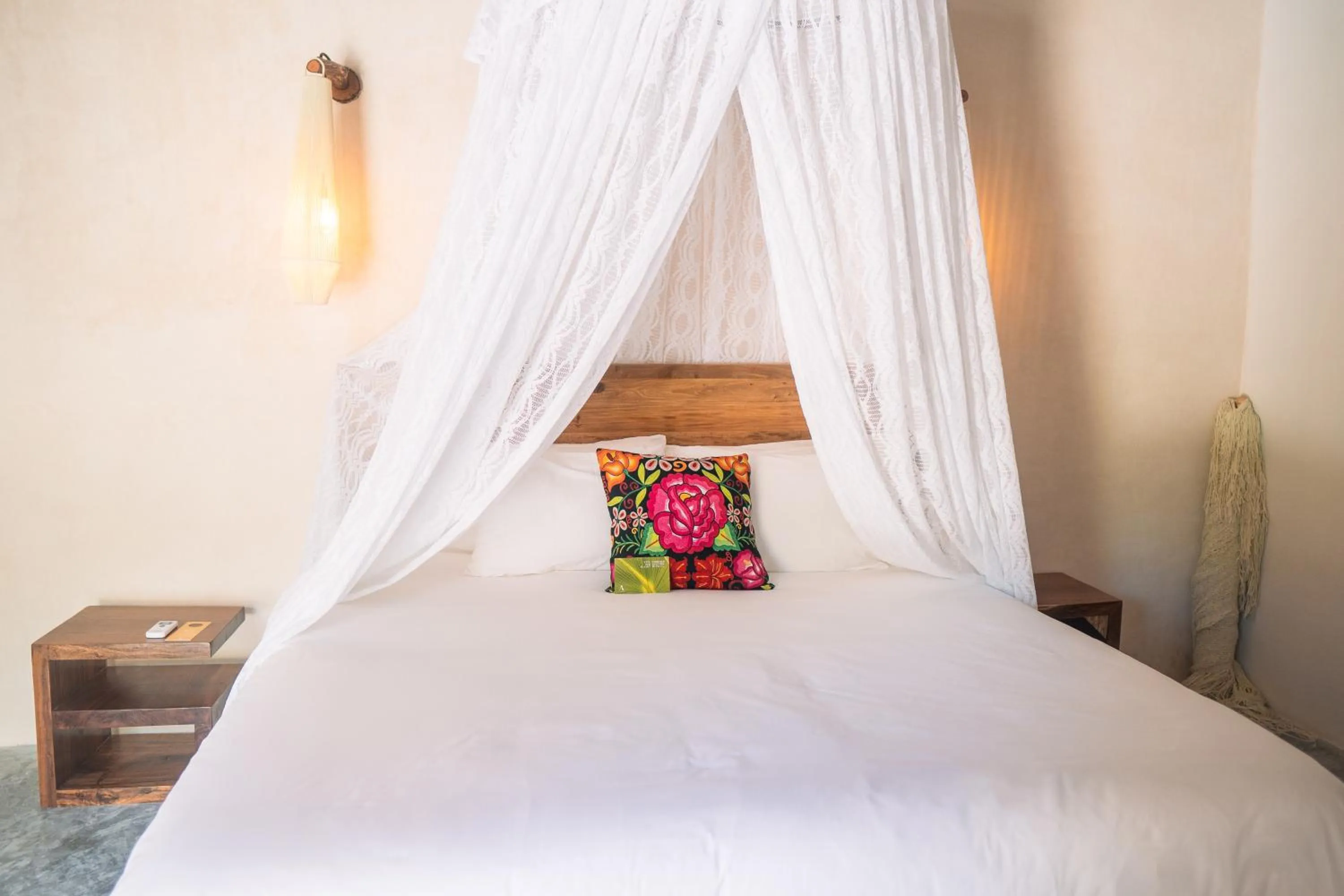 Bed in Alito Tulum Hotel