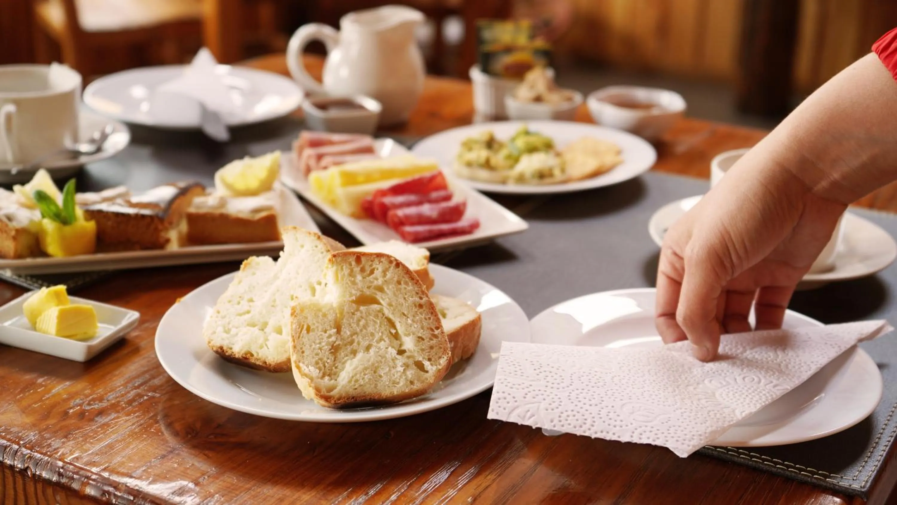 Breakfast in Hotel Posada del Río - Chile Chico