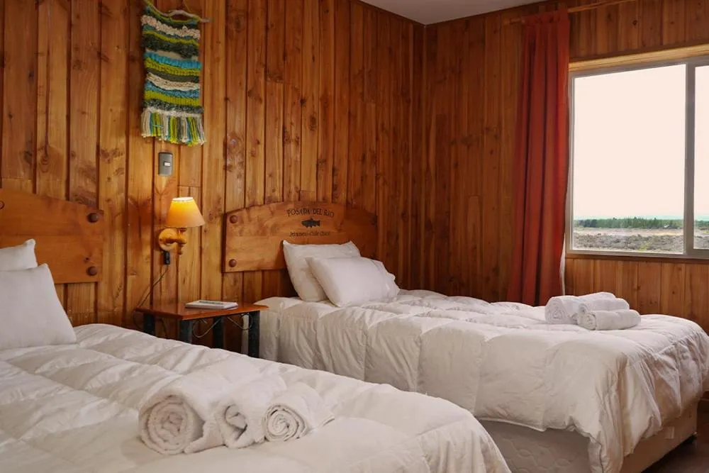 Bed in Hotel Posada del Río - Chile Chico