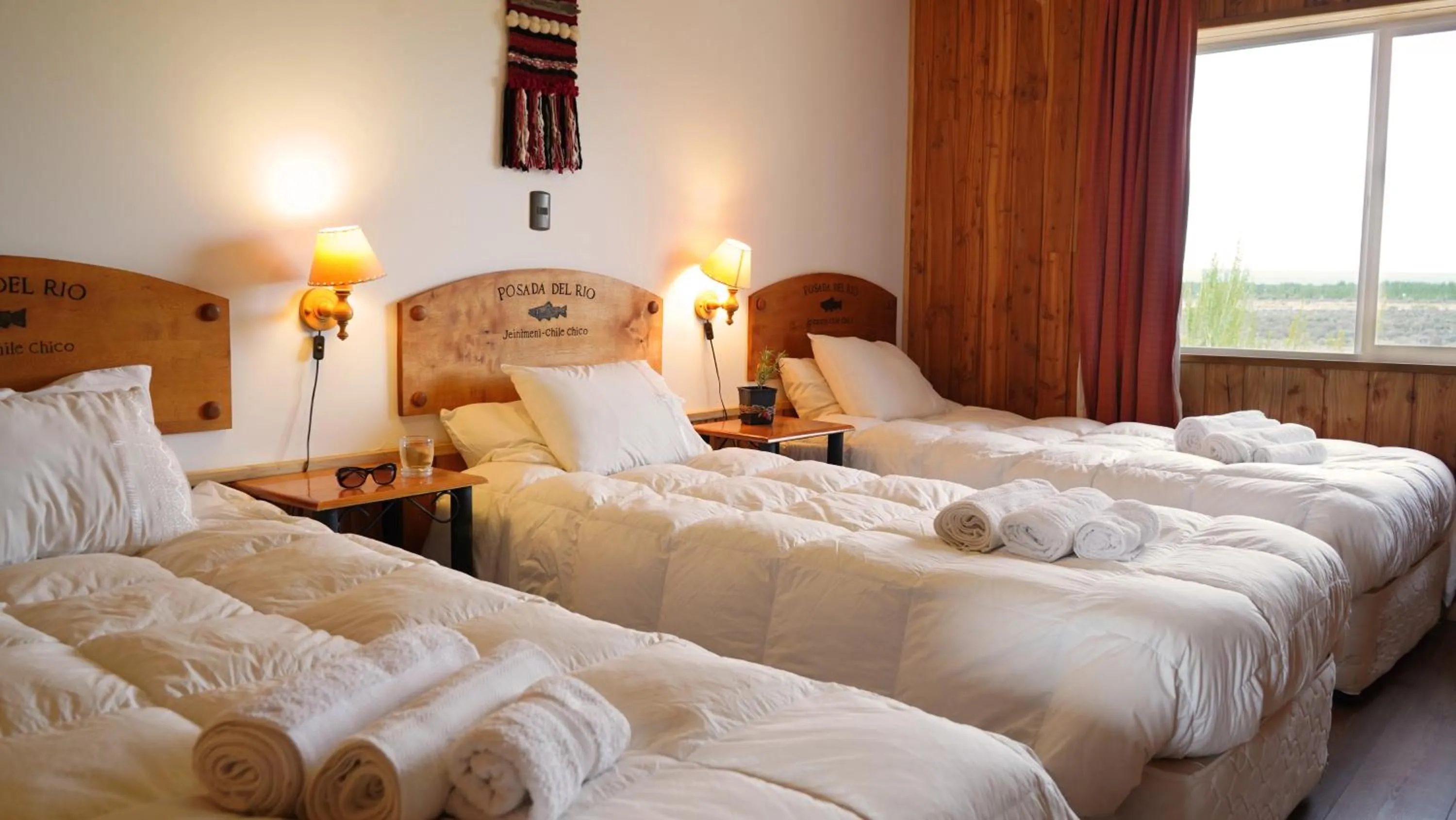 Photo of the whole room, Bed in Hotel Posada del Río - Chile Chico