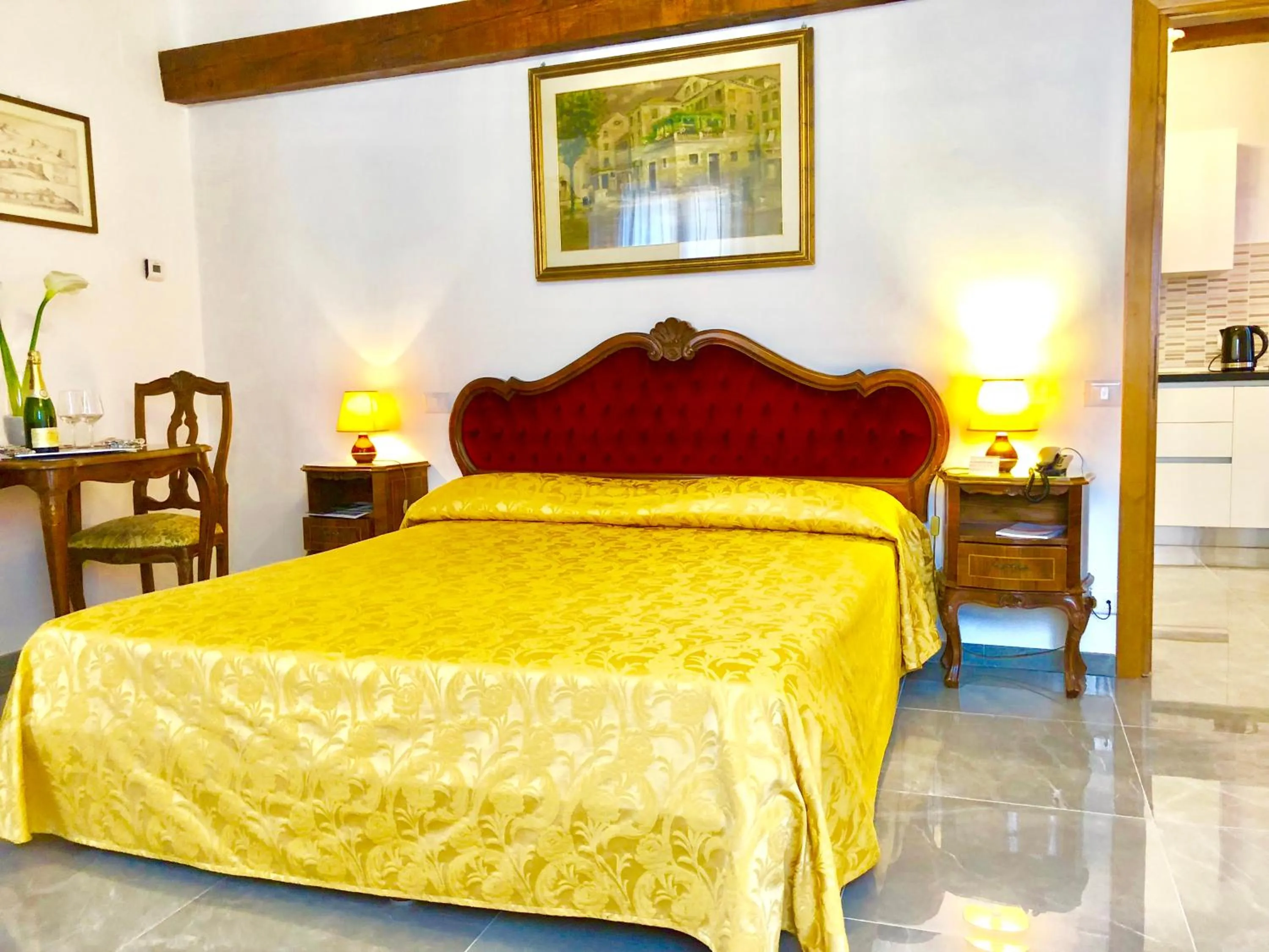 Coffee/tea facilities, Bed in Hotel Ariel Silva