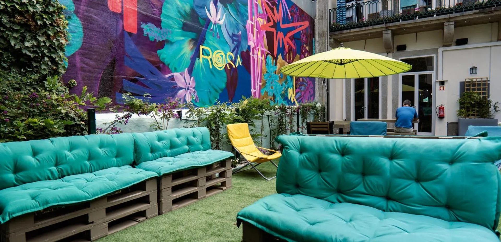 Lobby or reception in Rosalma Hostel