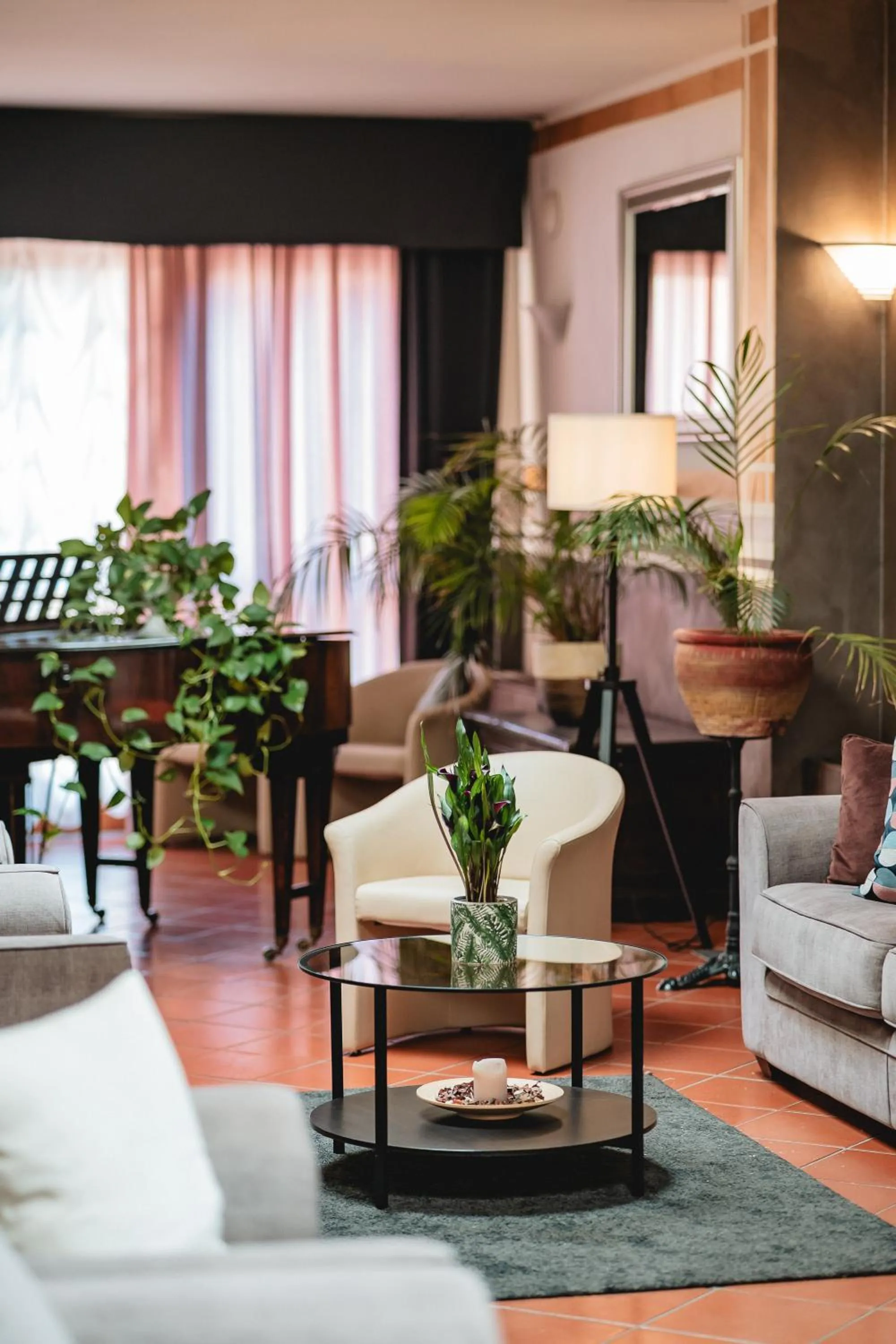 Lobby or reception in Hotel Carignano