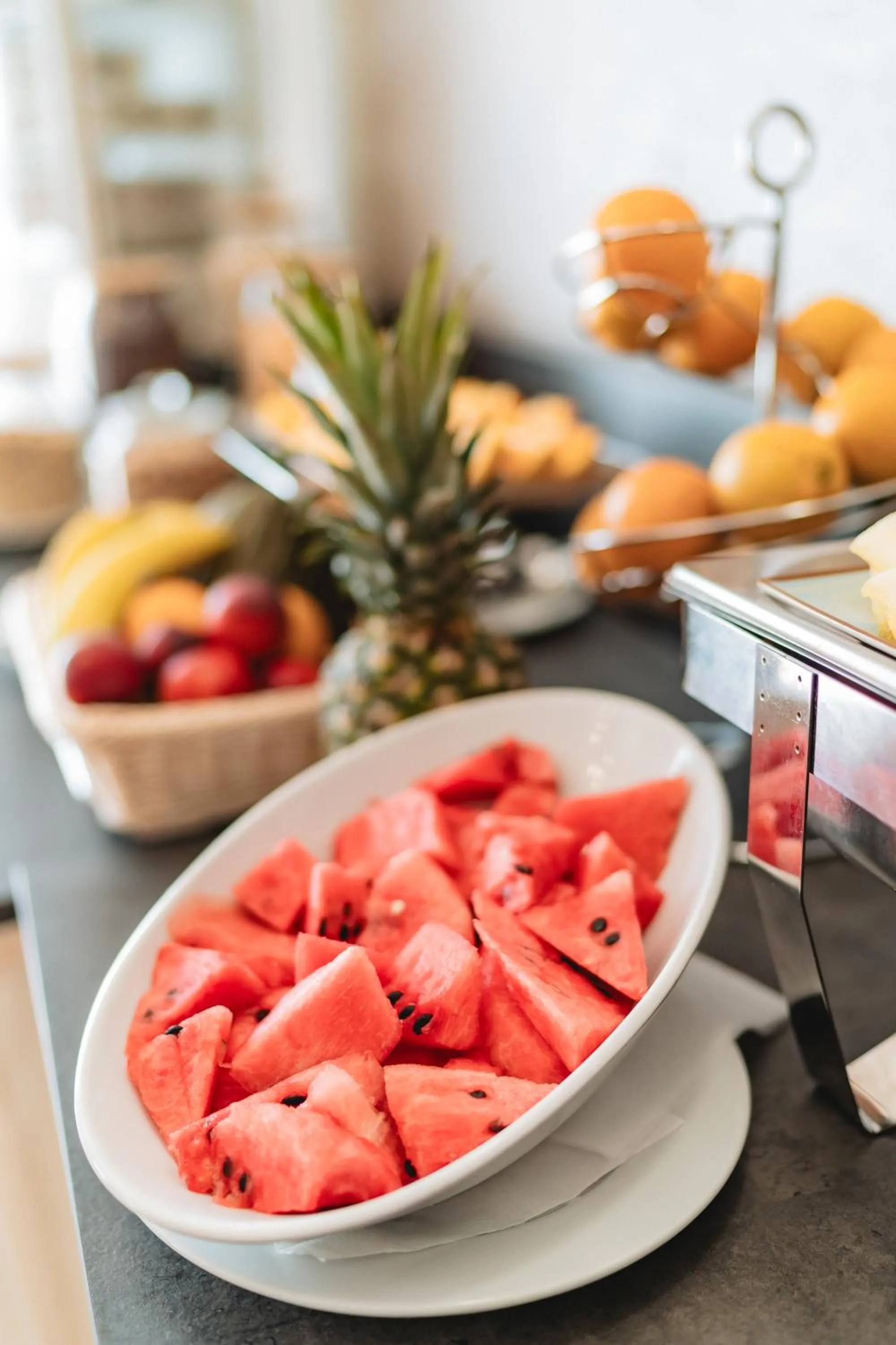 Buffet breakfast in Hotel Carignano