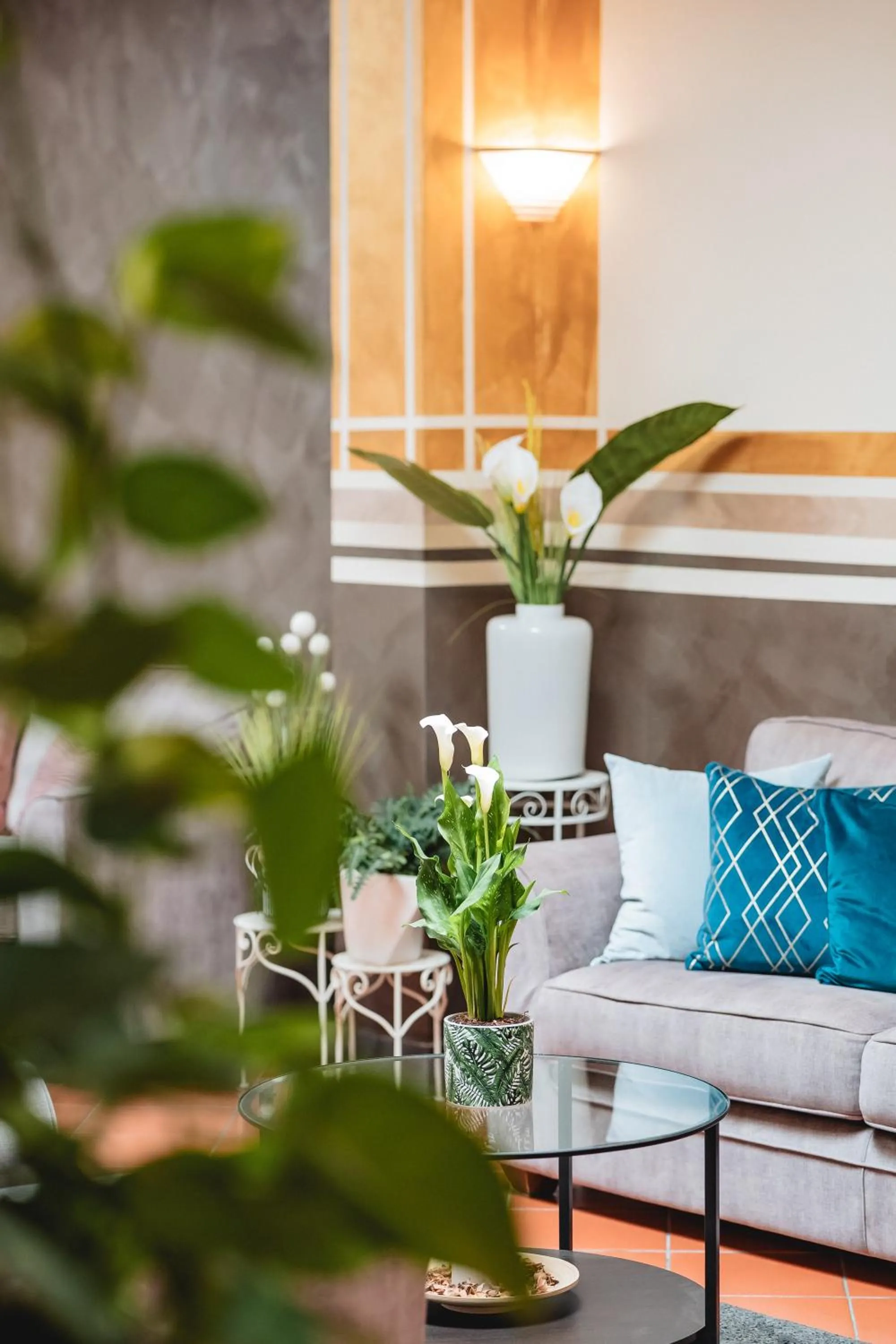 Lobby or reception in Hotel Carignano