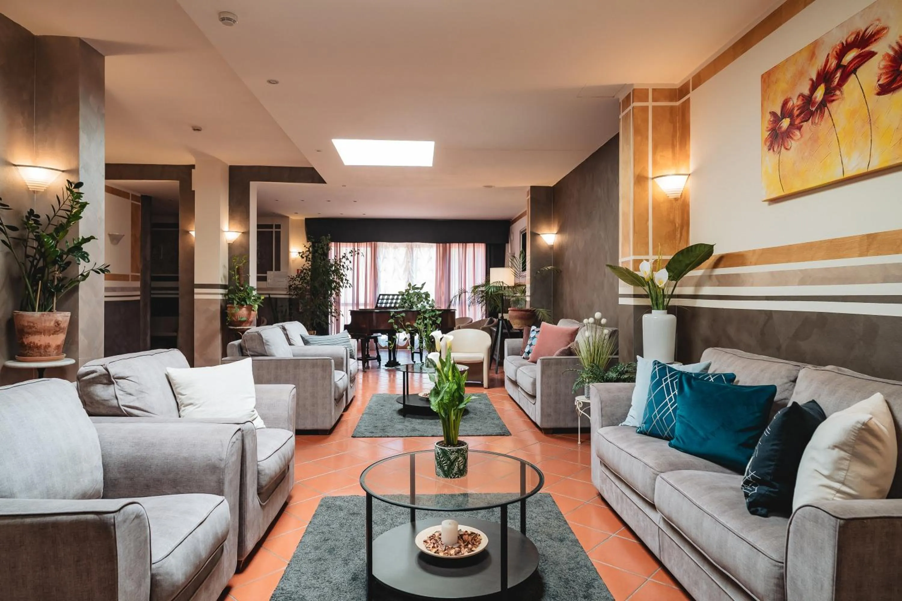 Lobby or reception in Hotel Carignano