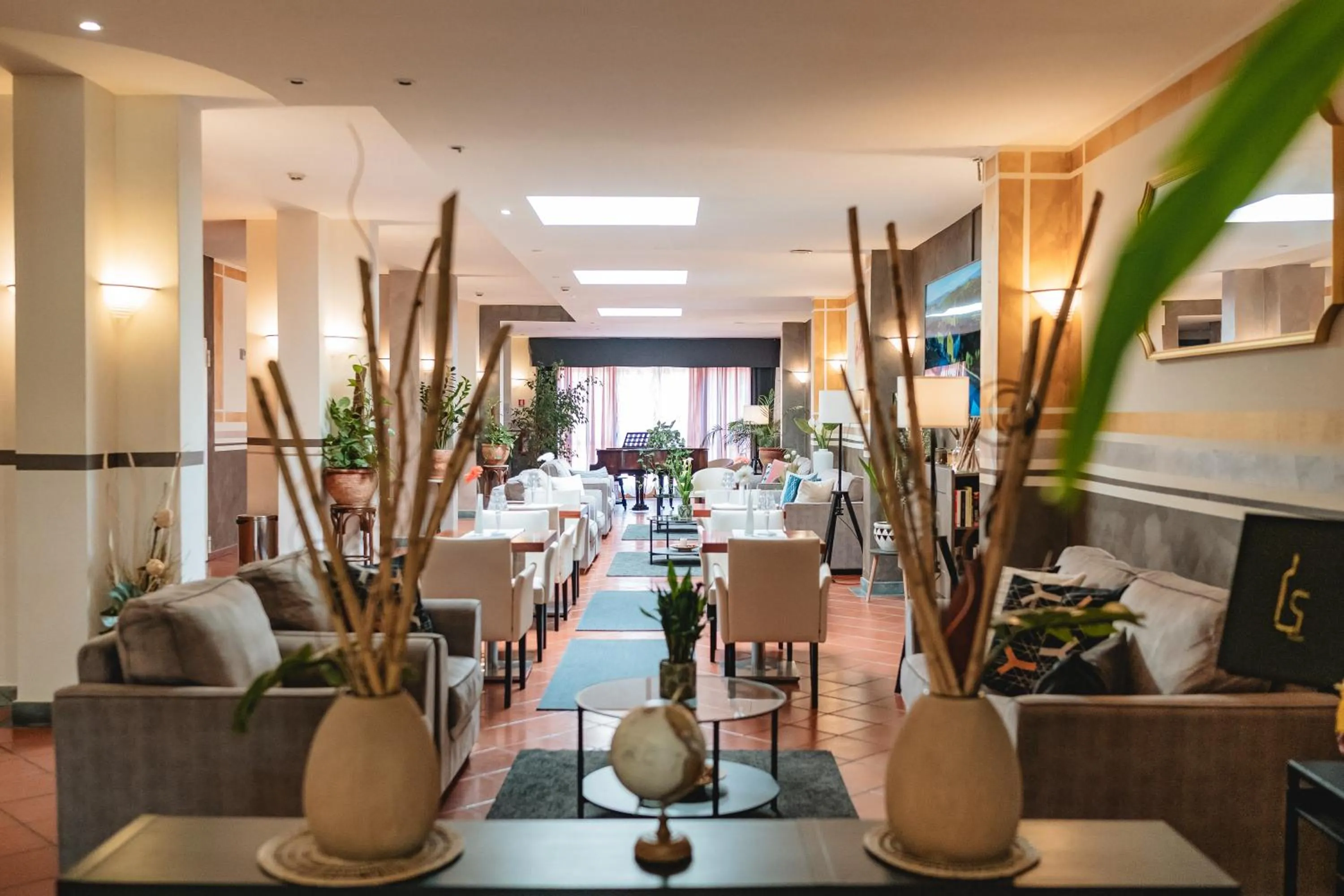 Lobby or reception in Hotel Carignano