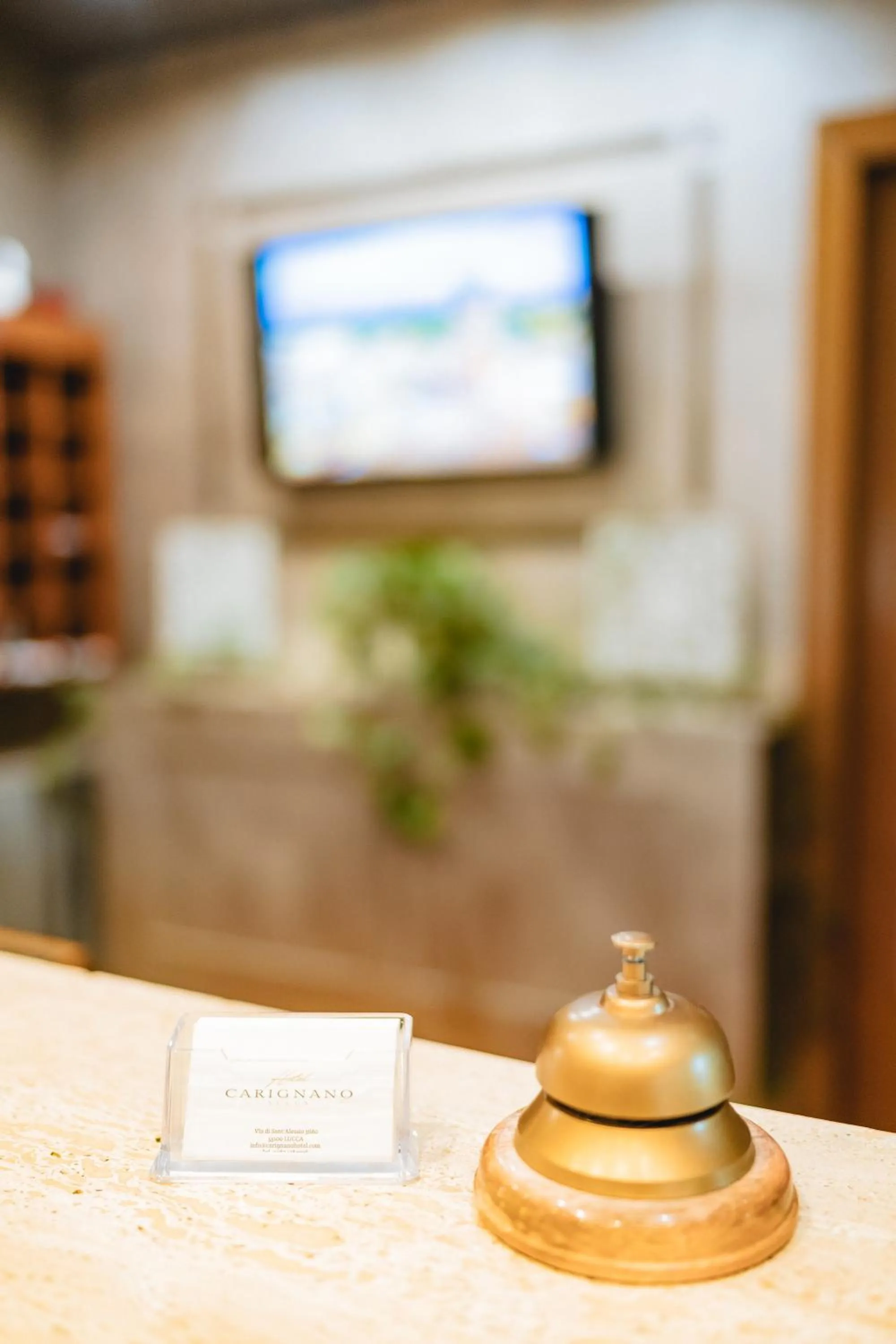 Lobby or reception in Hotel Carignano