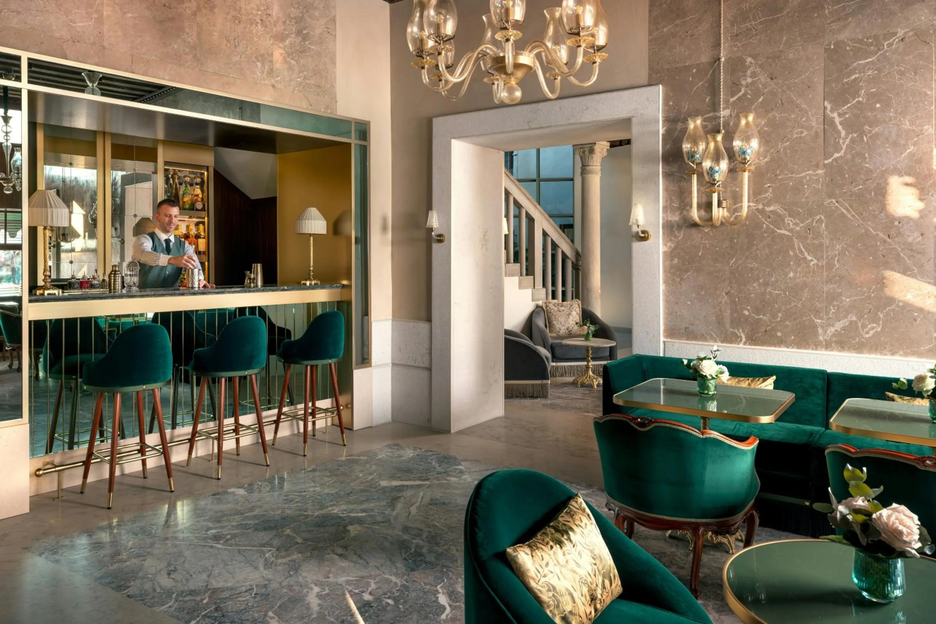 Lounge or bar in Hotel Gabrielli Venezia - Starhotels Collezione