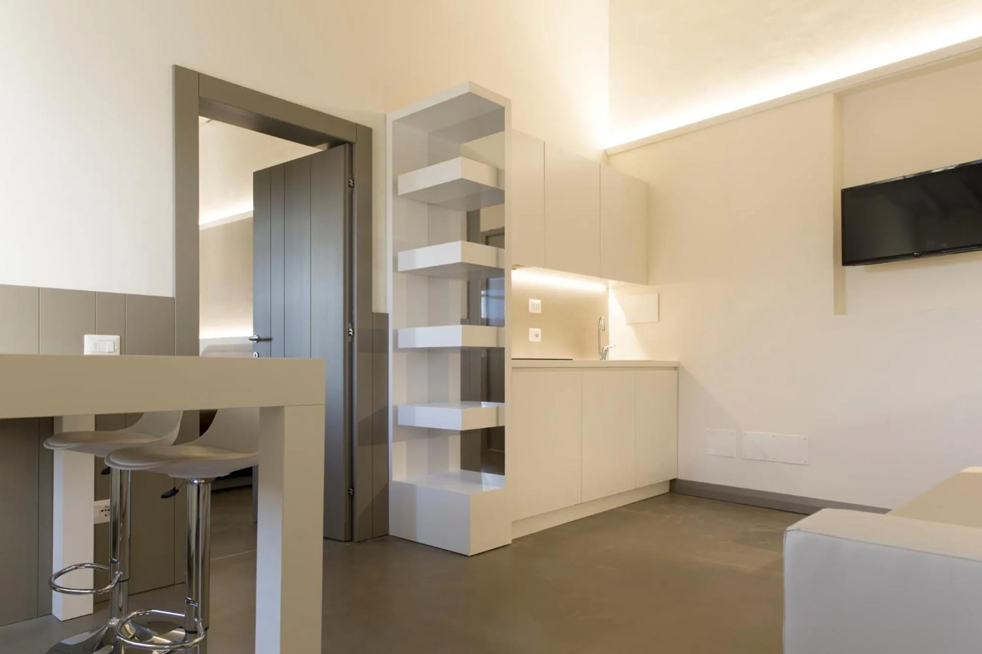 Kitchen or kitchenette in Palazzo dei Ciompi Suites