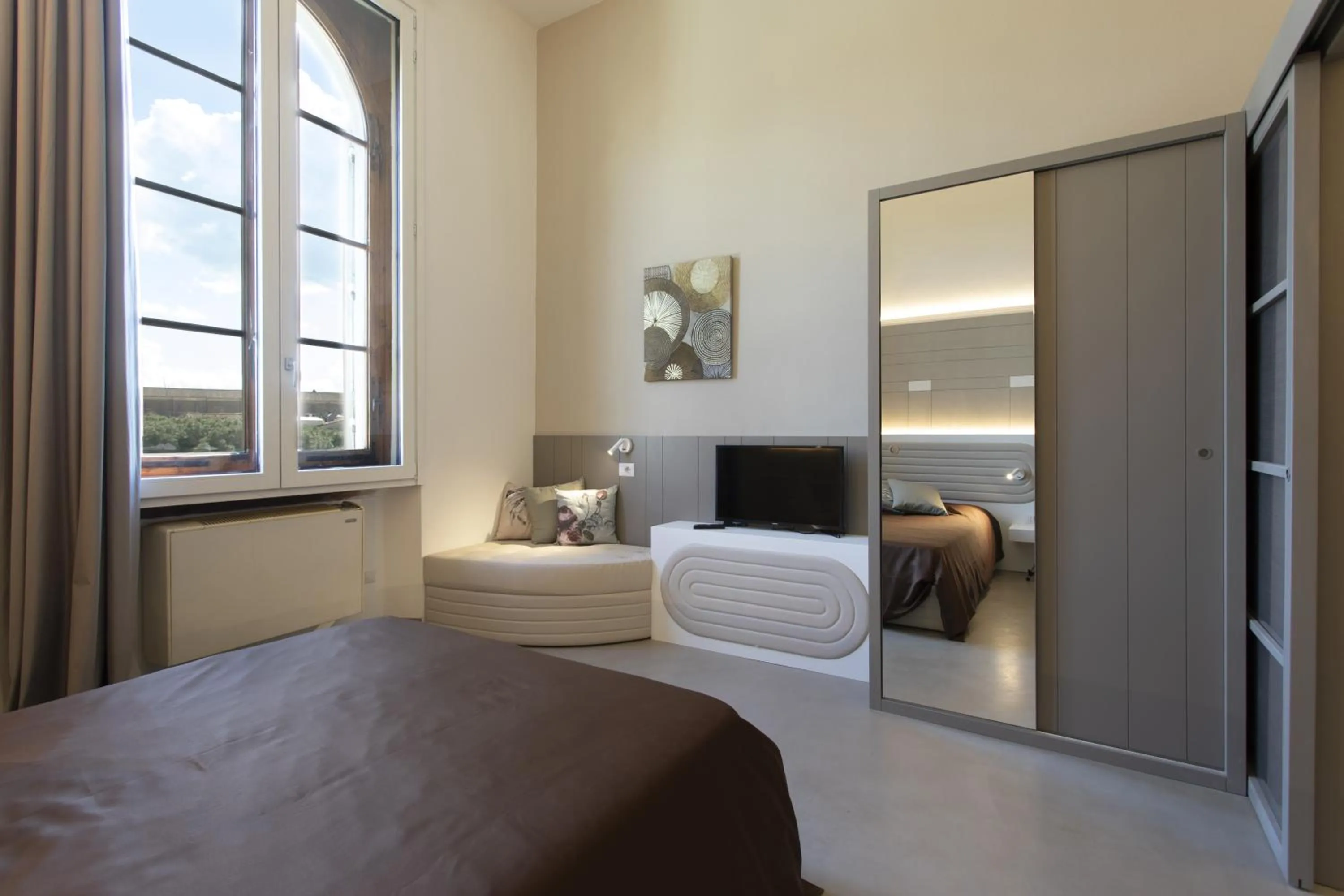 Bedroom, Bed in Palazzo dei Ciompi Suites