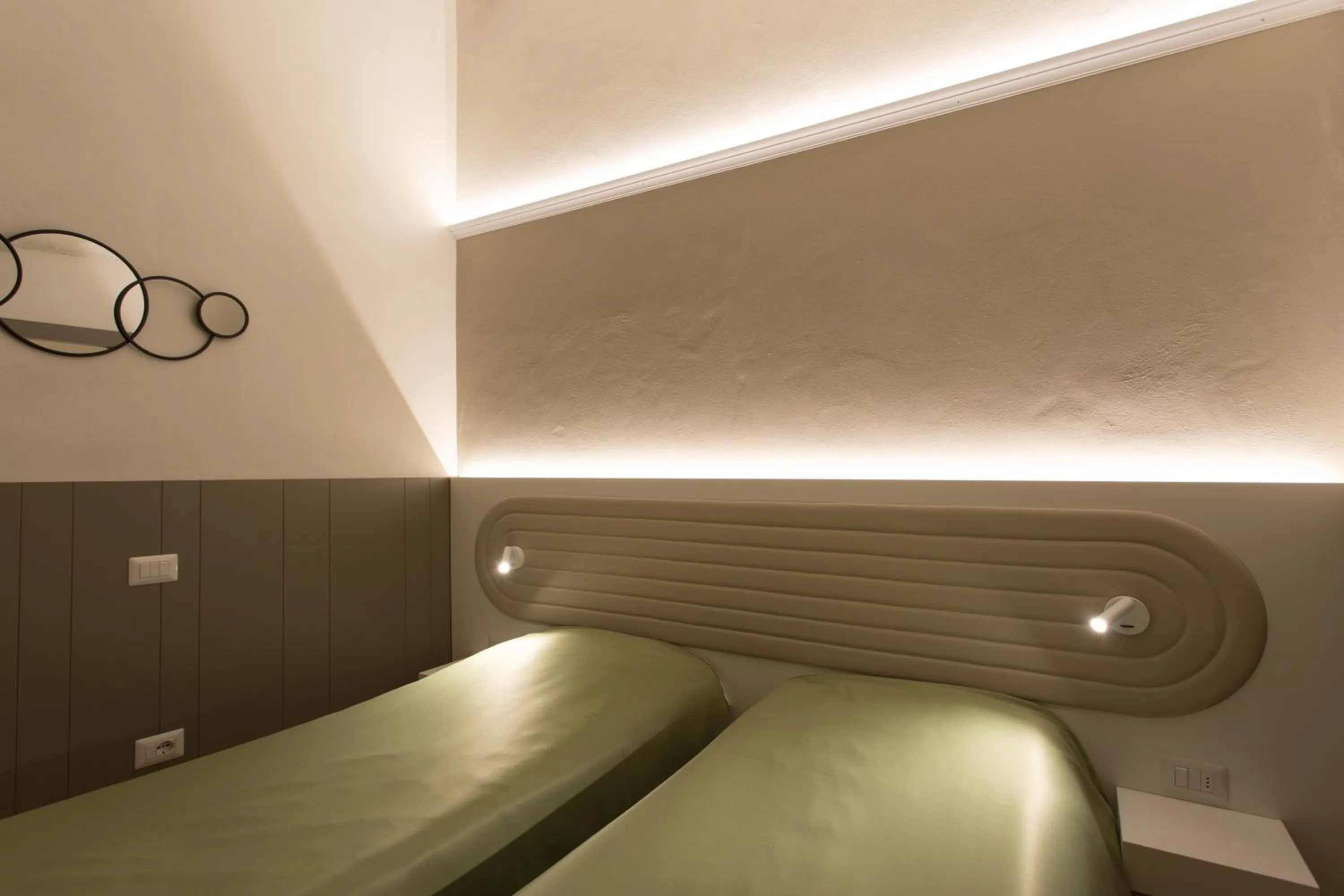 Bed in Palazzo dei Ciompi Suites