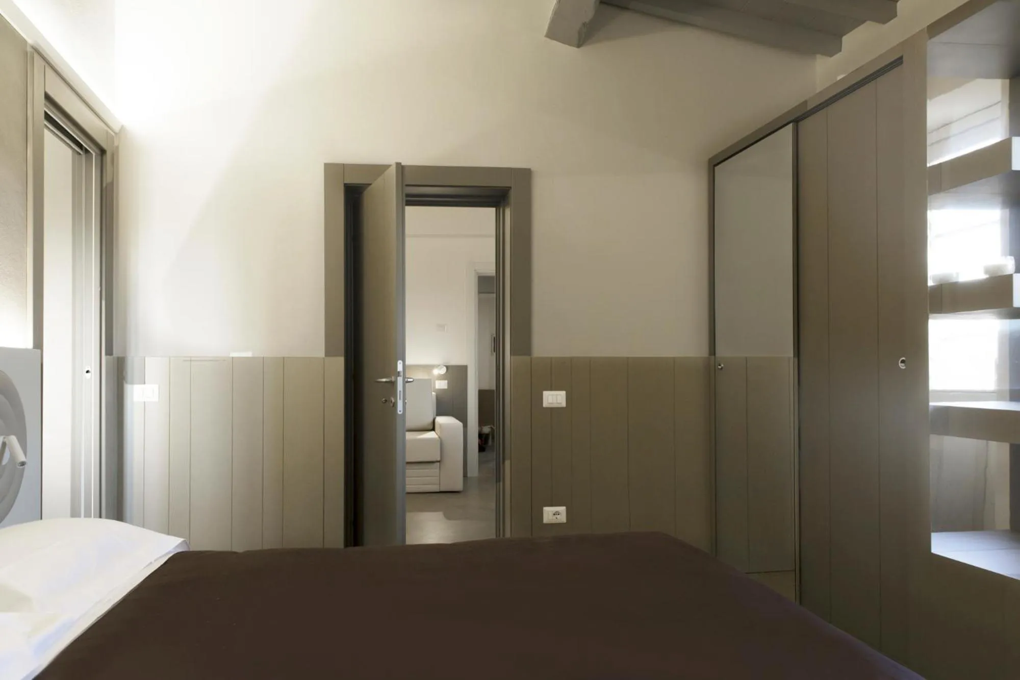 Bed in Palazzo dei Ciompi Suites