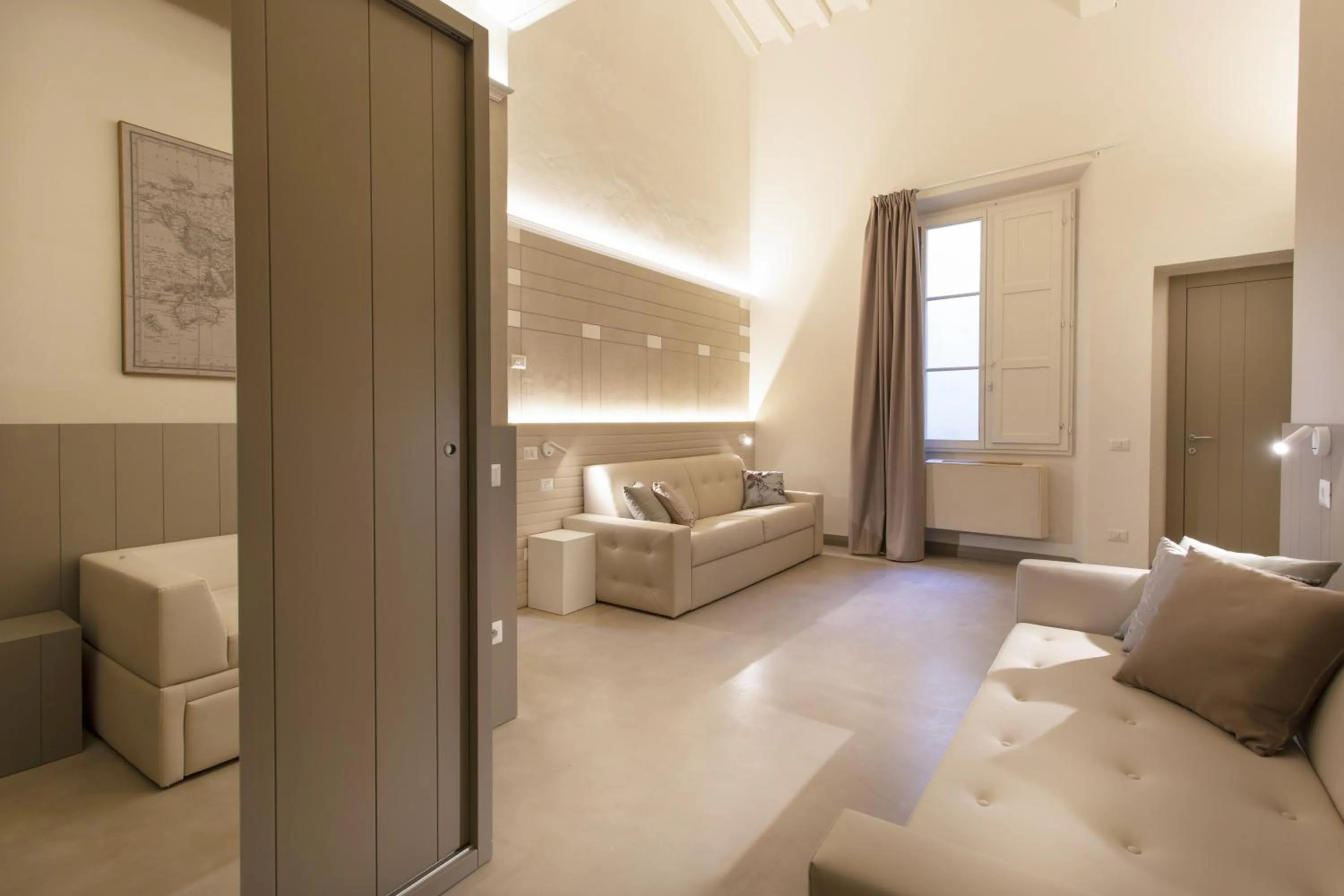 Living room in Palazzo dei Ciompi Suites