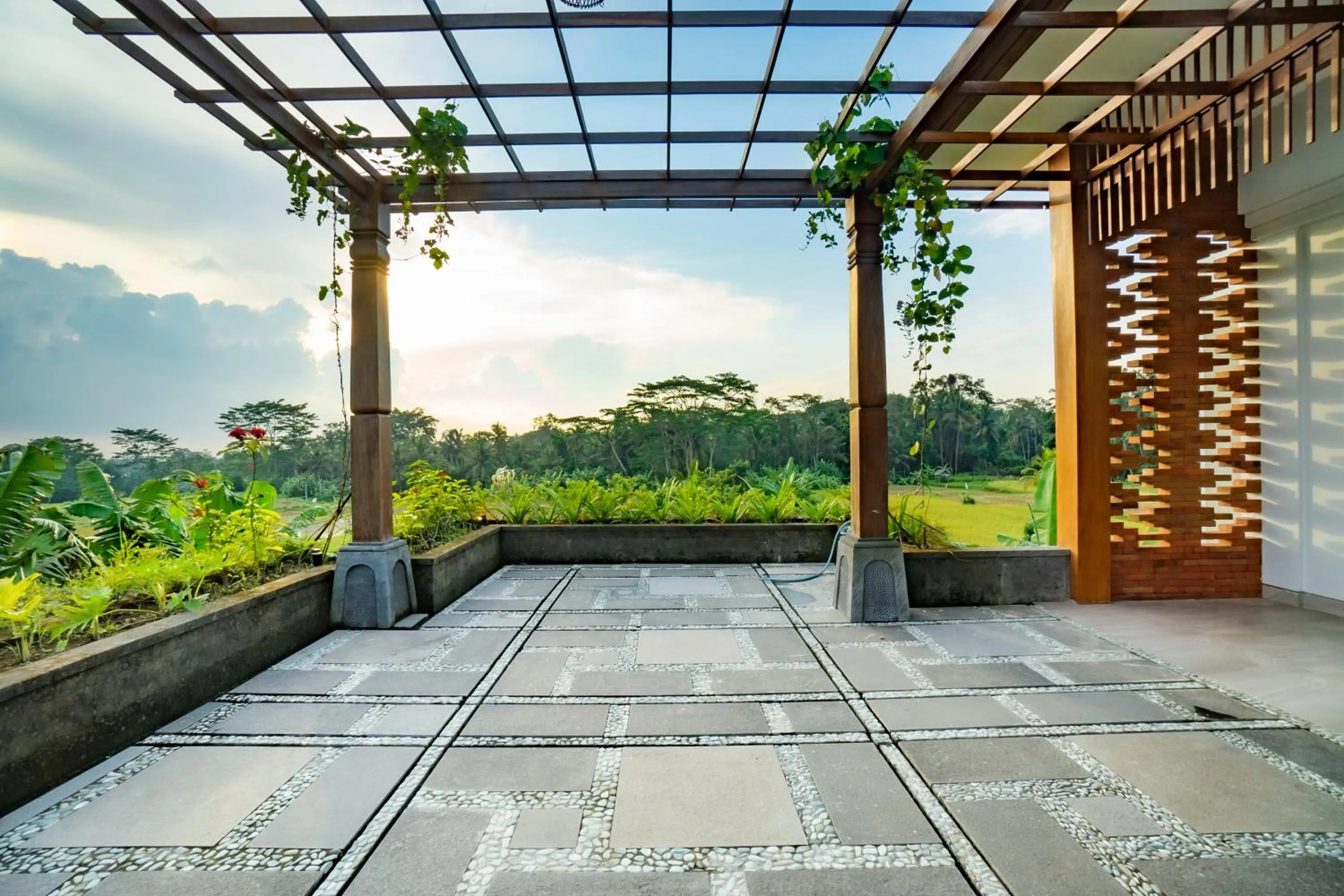 View (from property/room) in Uma Shanti Villa by Mahaputra