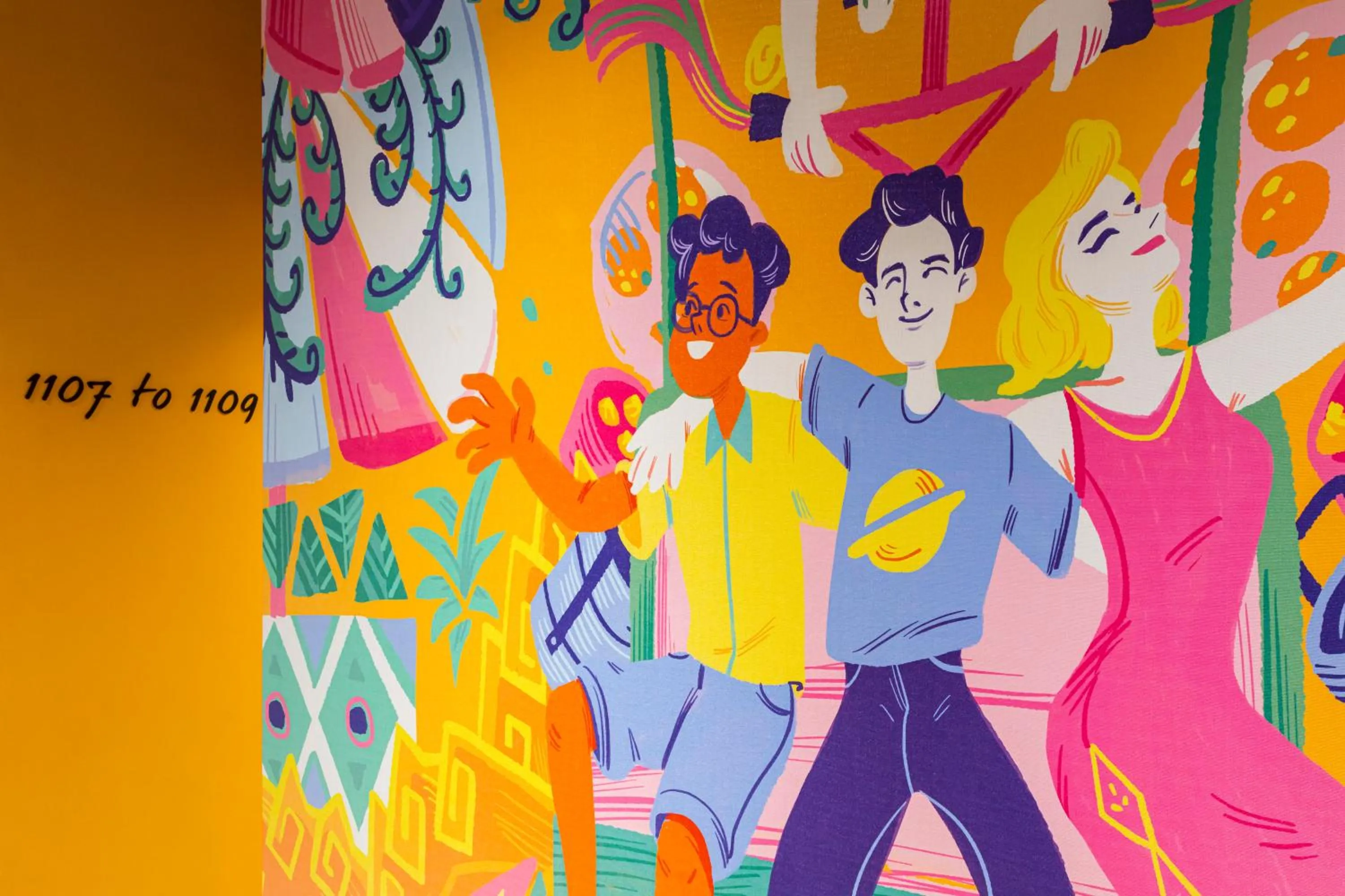 Decorative detail in lyf Chinatown Kuala Lumpur