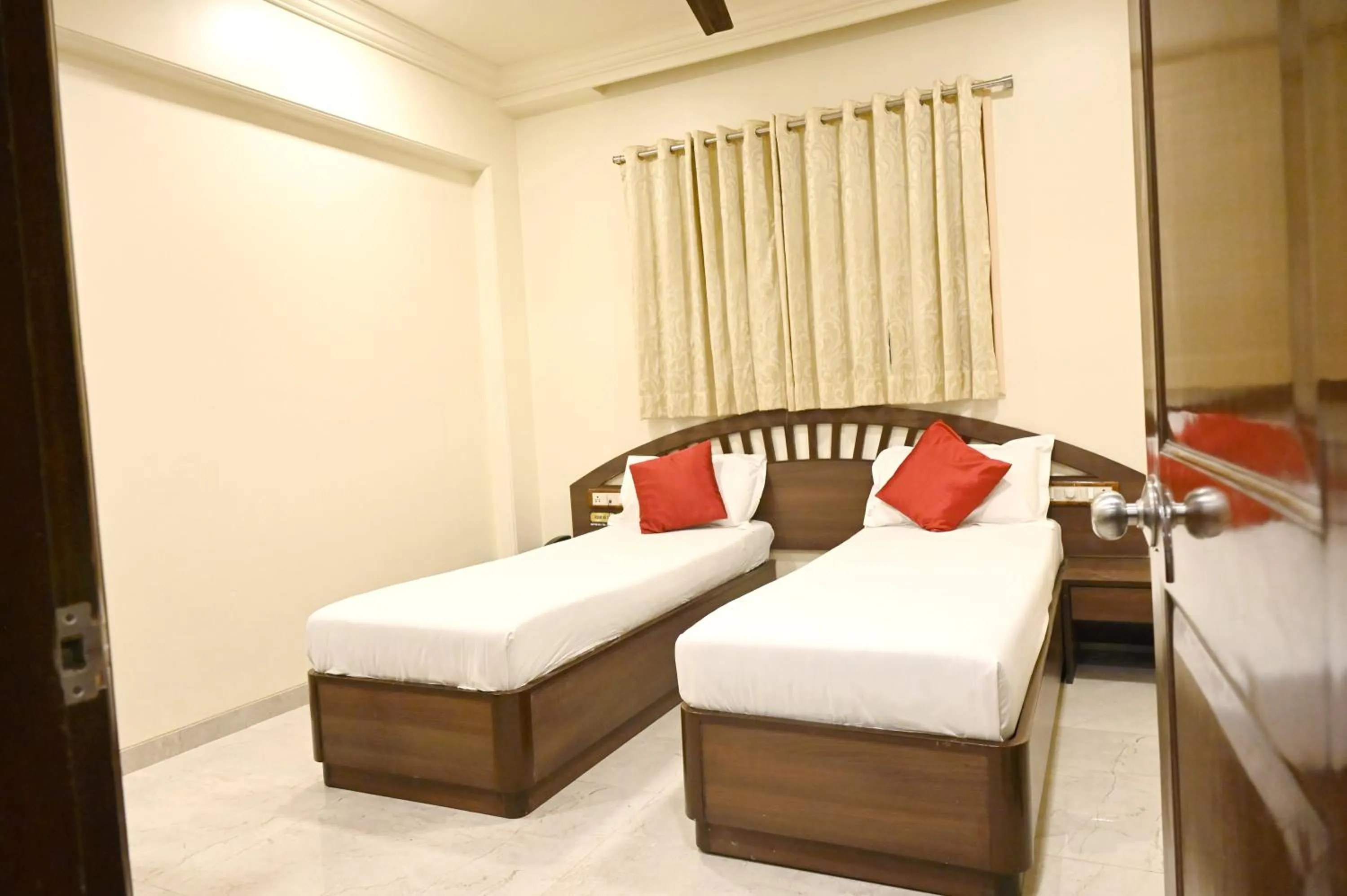 View (from property/room), Bed in Hotel Sagar