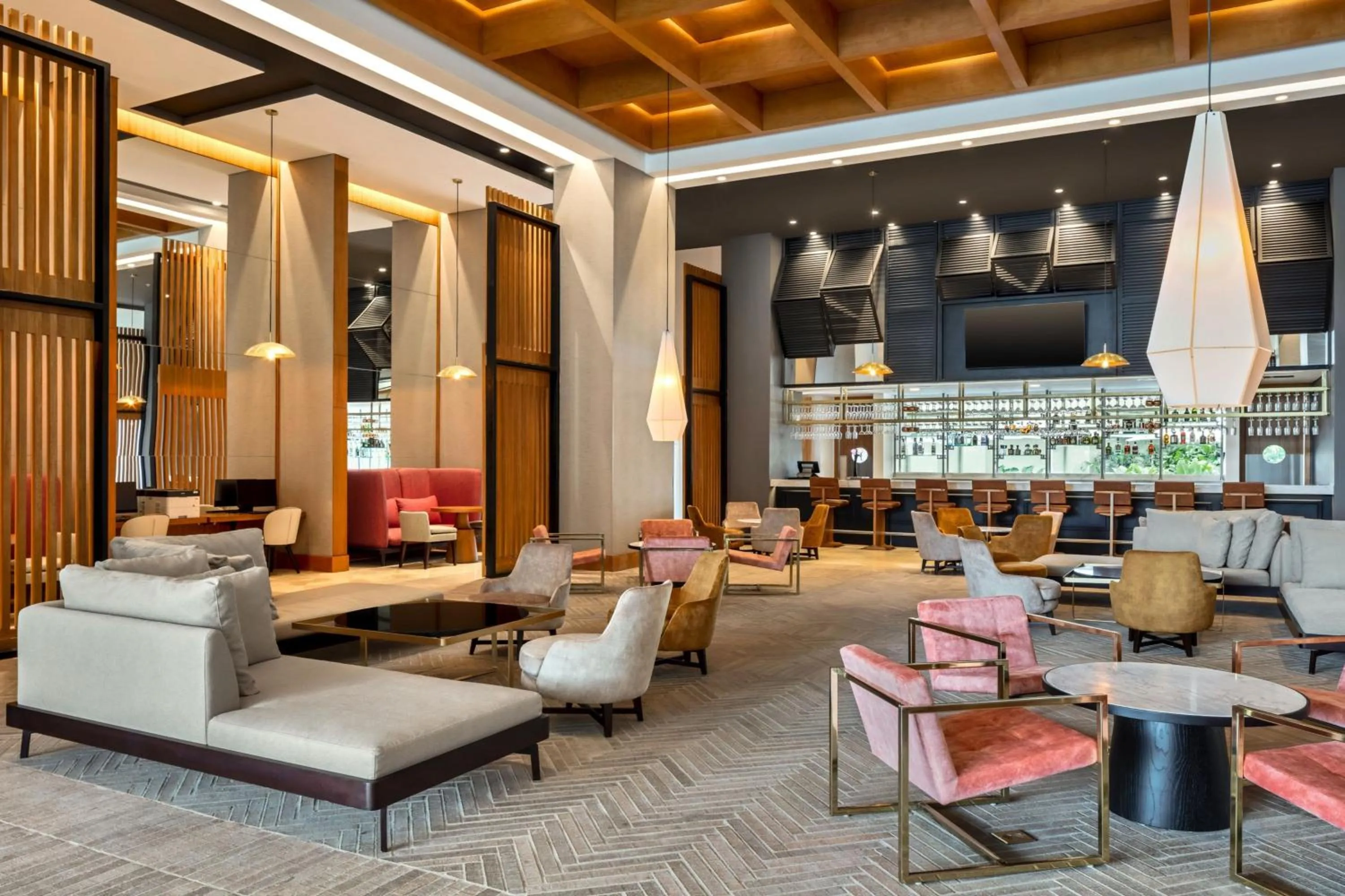 Lounge or bar in Barranquilla Marriott Hotel