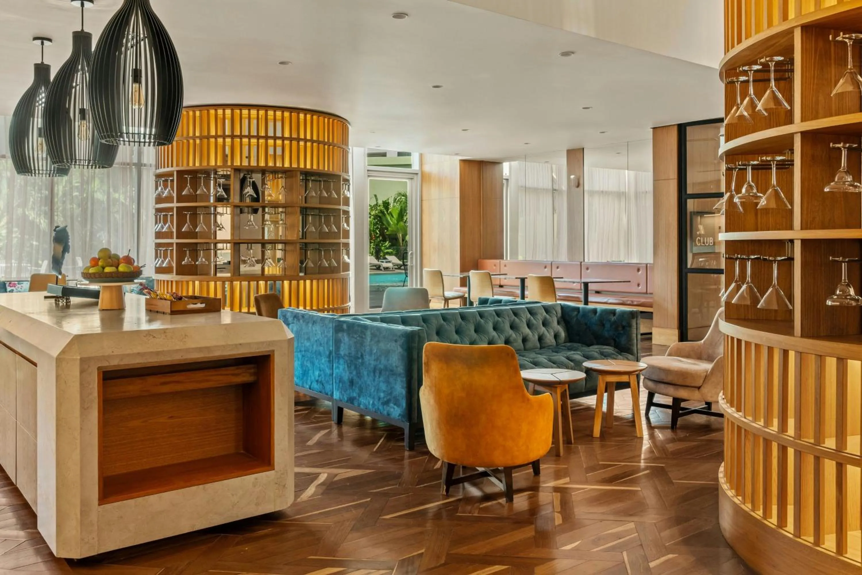 Lounge or bar in Barranquilla Marriott Hotel