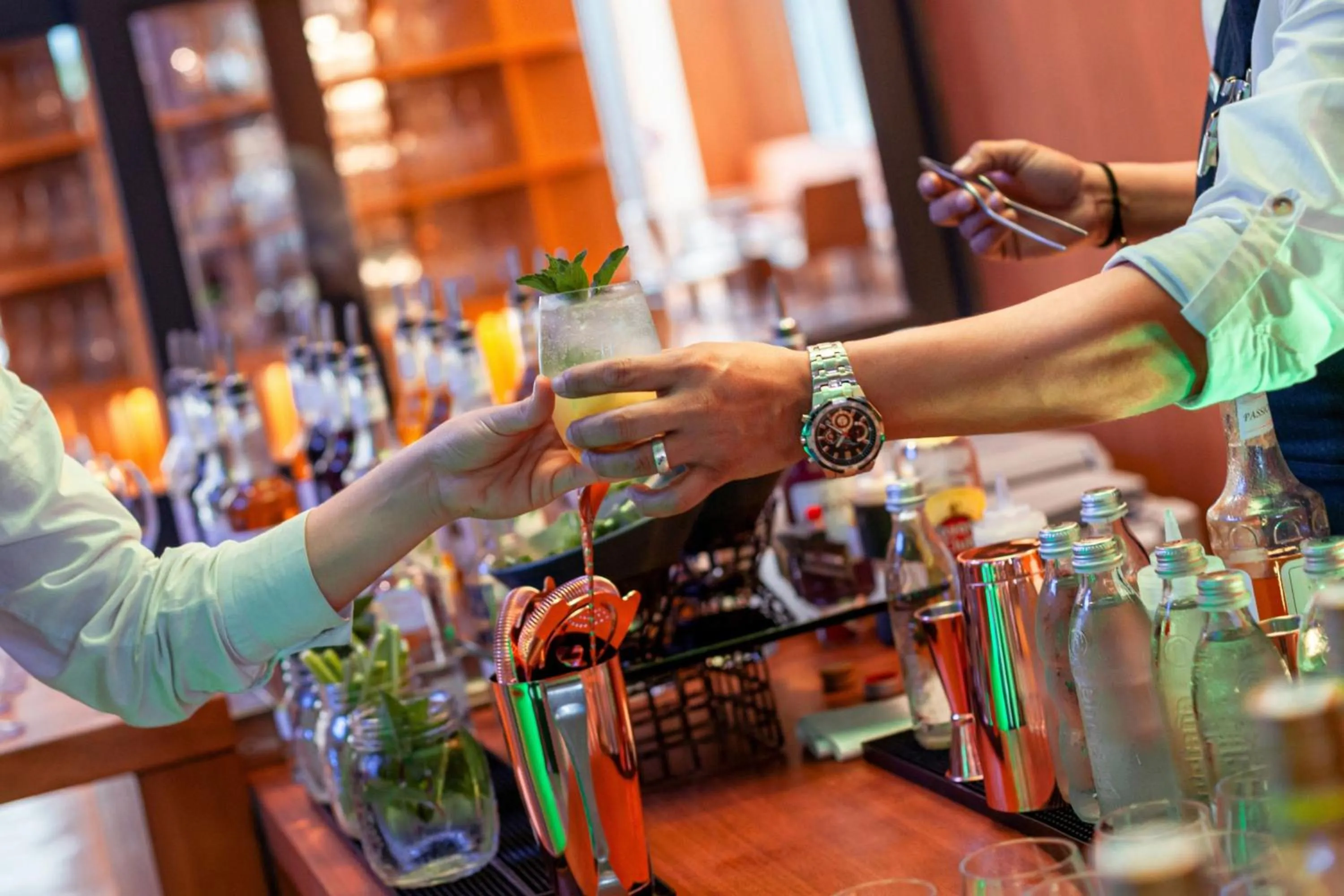 Lounge or bar in Barranquilla Marriott Hotel