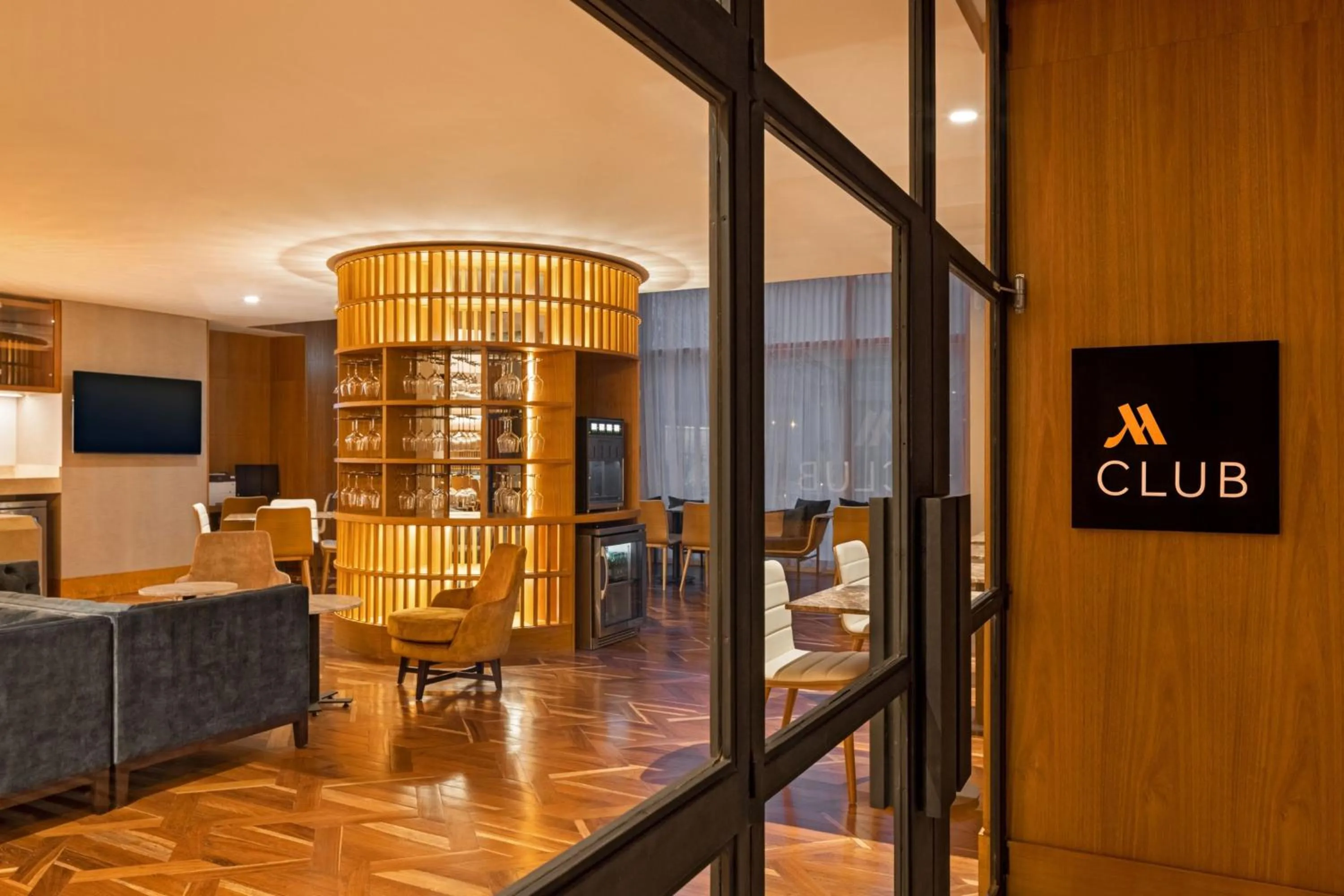 Lounge or bar in Barranquilla Marriott Hotel