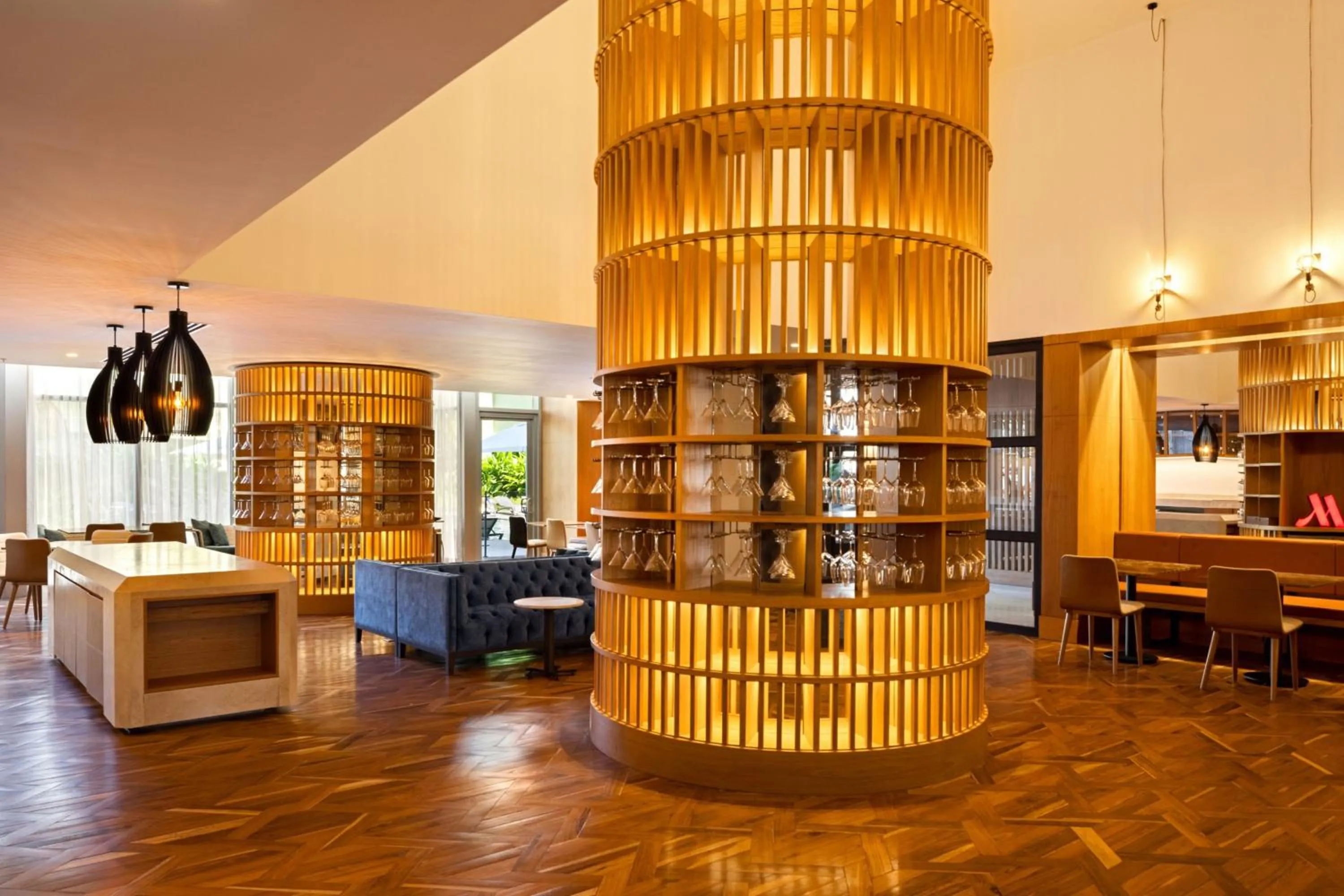 Lounge or bar in Barranquilla Marriott Hotel