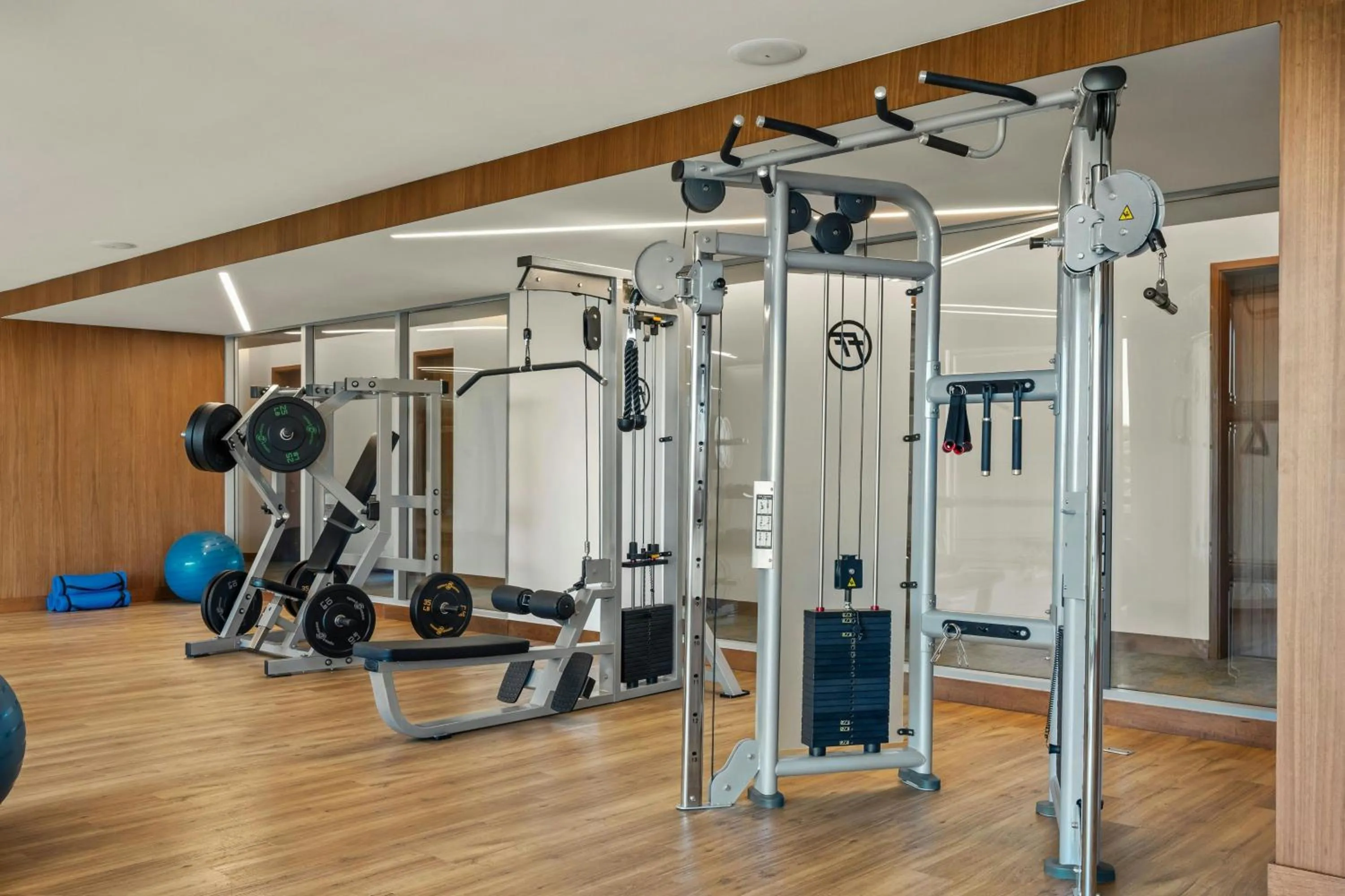 Fitness centre/facilities in Barranquilla Marriott Hotel
