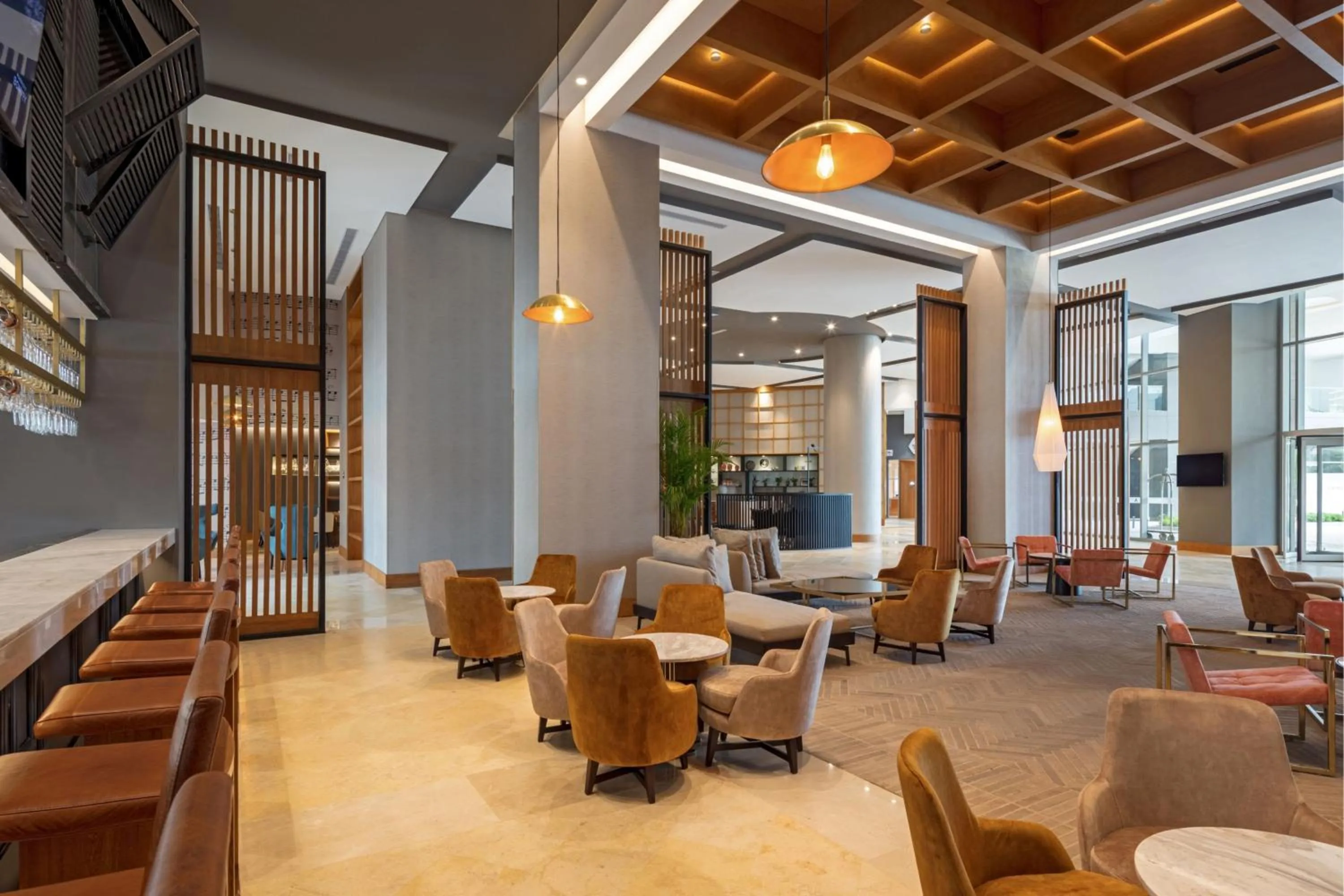 Lounge or bar in Barranquilla Marriott Hotel